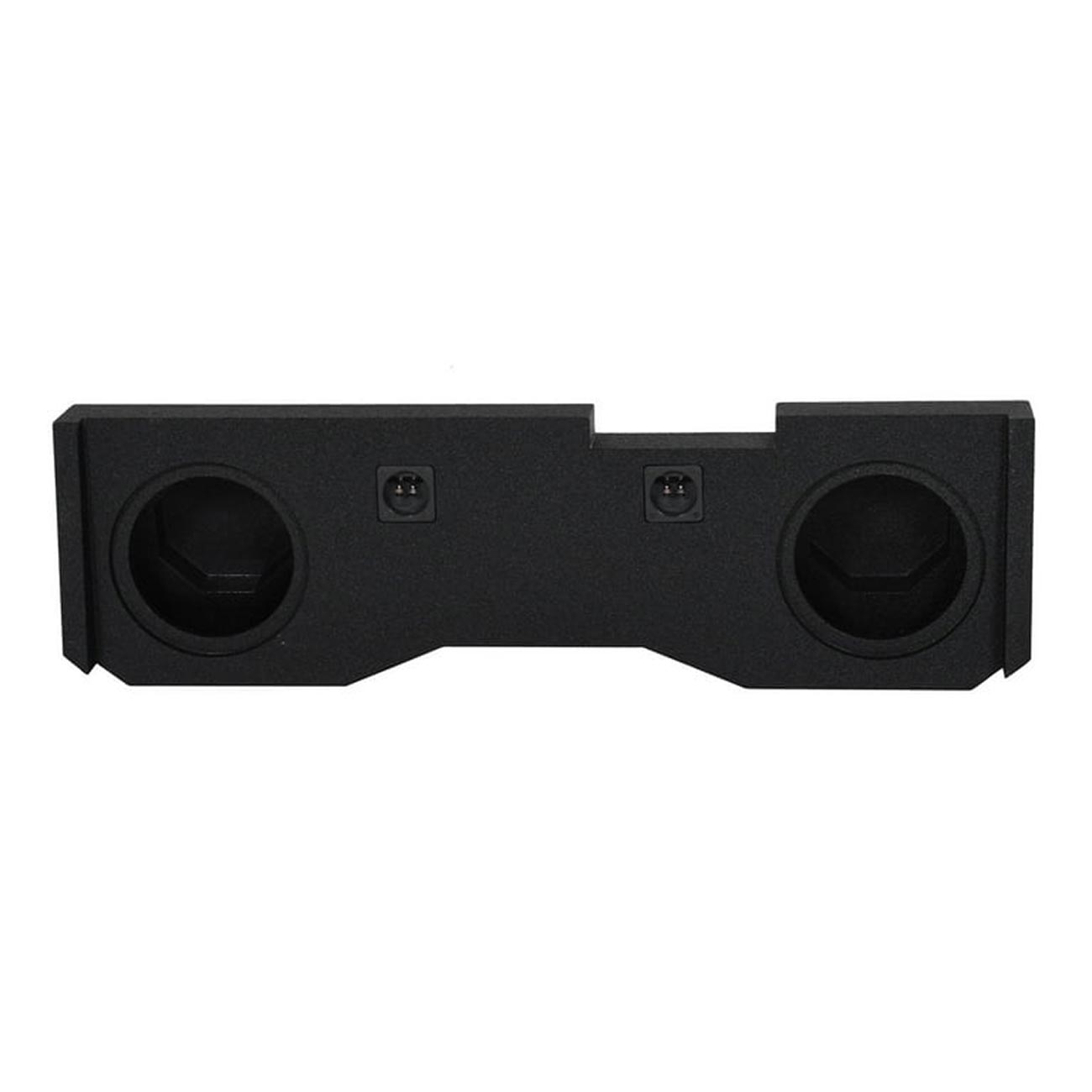 QPower QBOMB Dual 10-Inch Empty Woofer Box for Chevy/GMC Crew Cab (2014-2018)