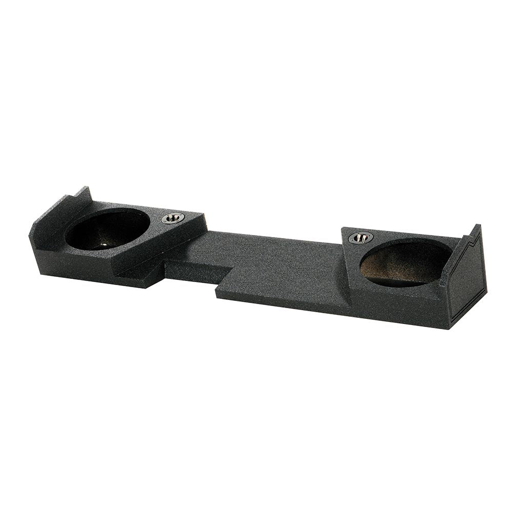 QPower QBOMB Chevy/GMC Double Cab '14-'24 Dual 12-Inch Empty Woofer Box - View 1