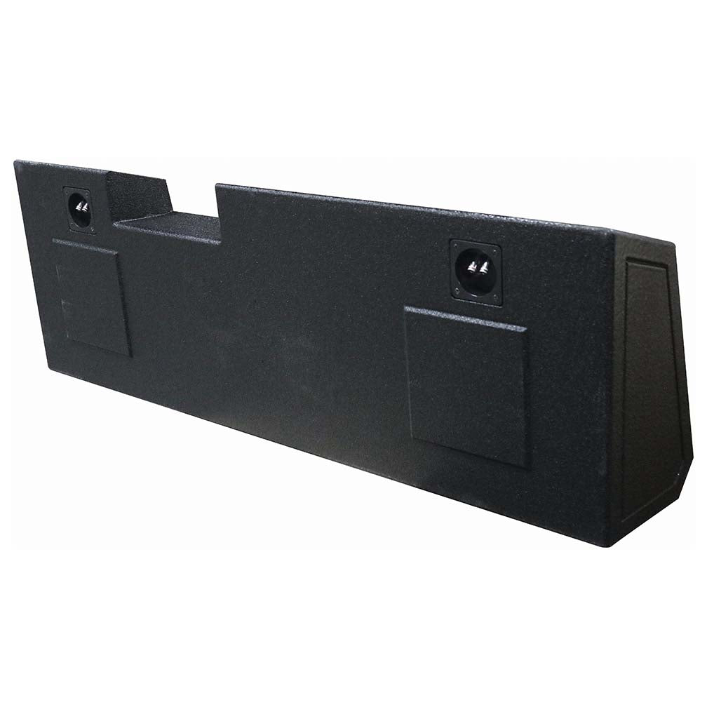 QPower QBOMB Dual 12-Inch Sealed Woofer Box for Chevy/GMC Crew Cab & Double Cab - View 2