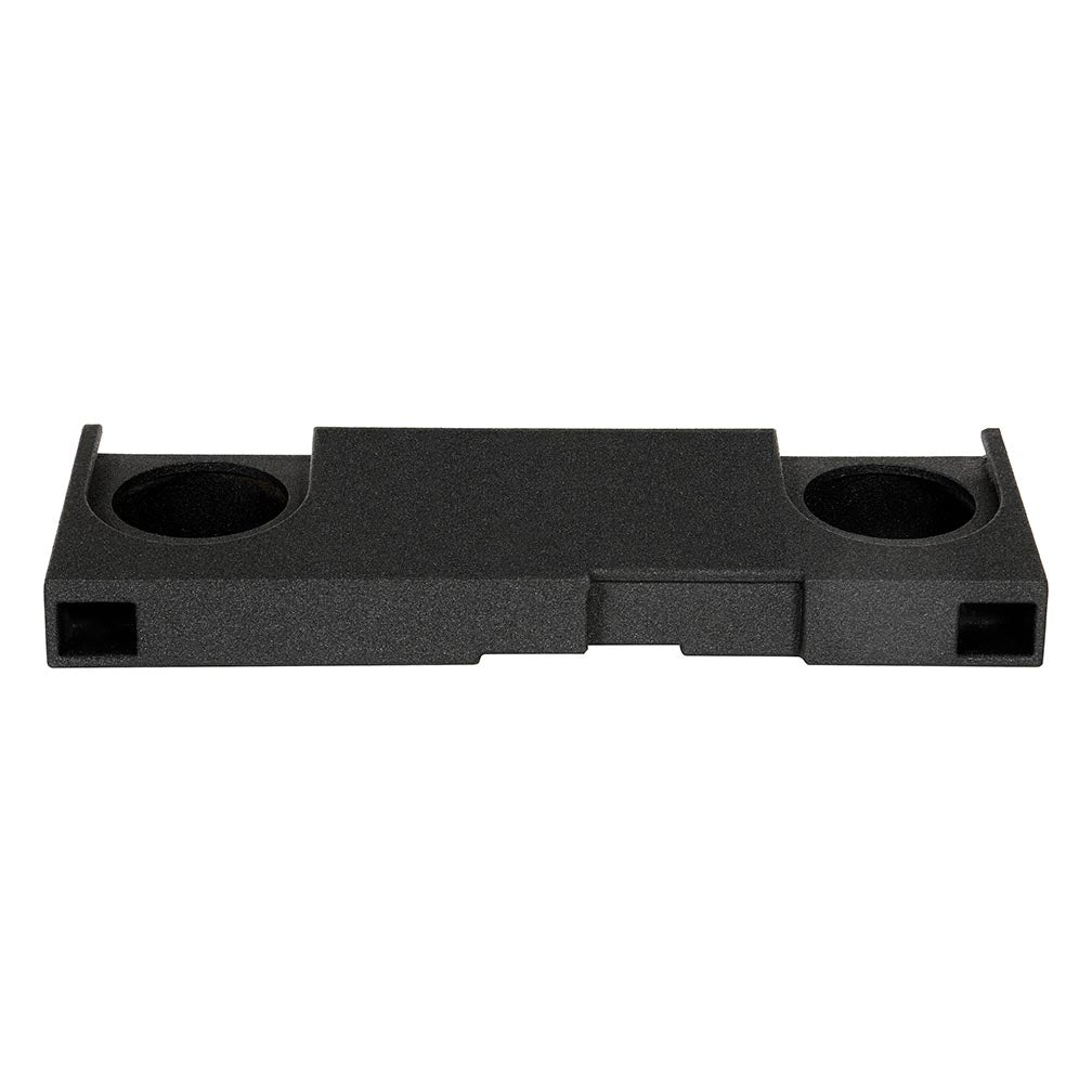 QPower QBOMB Dual 10-Inch Vented Empty Woofer Box for Chevy/GMC Crew Cab (2014-2018)