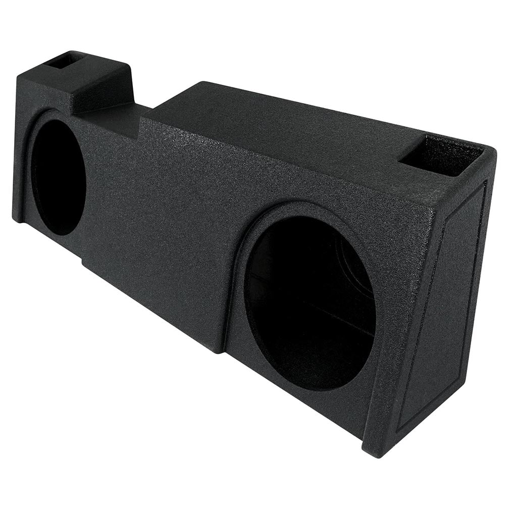 QPower QBOMB Chevy/GMC Crew Cab and Double Cab Dual 10-Inch Vented Empty Woofer - View 1