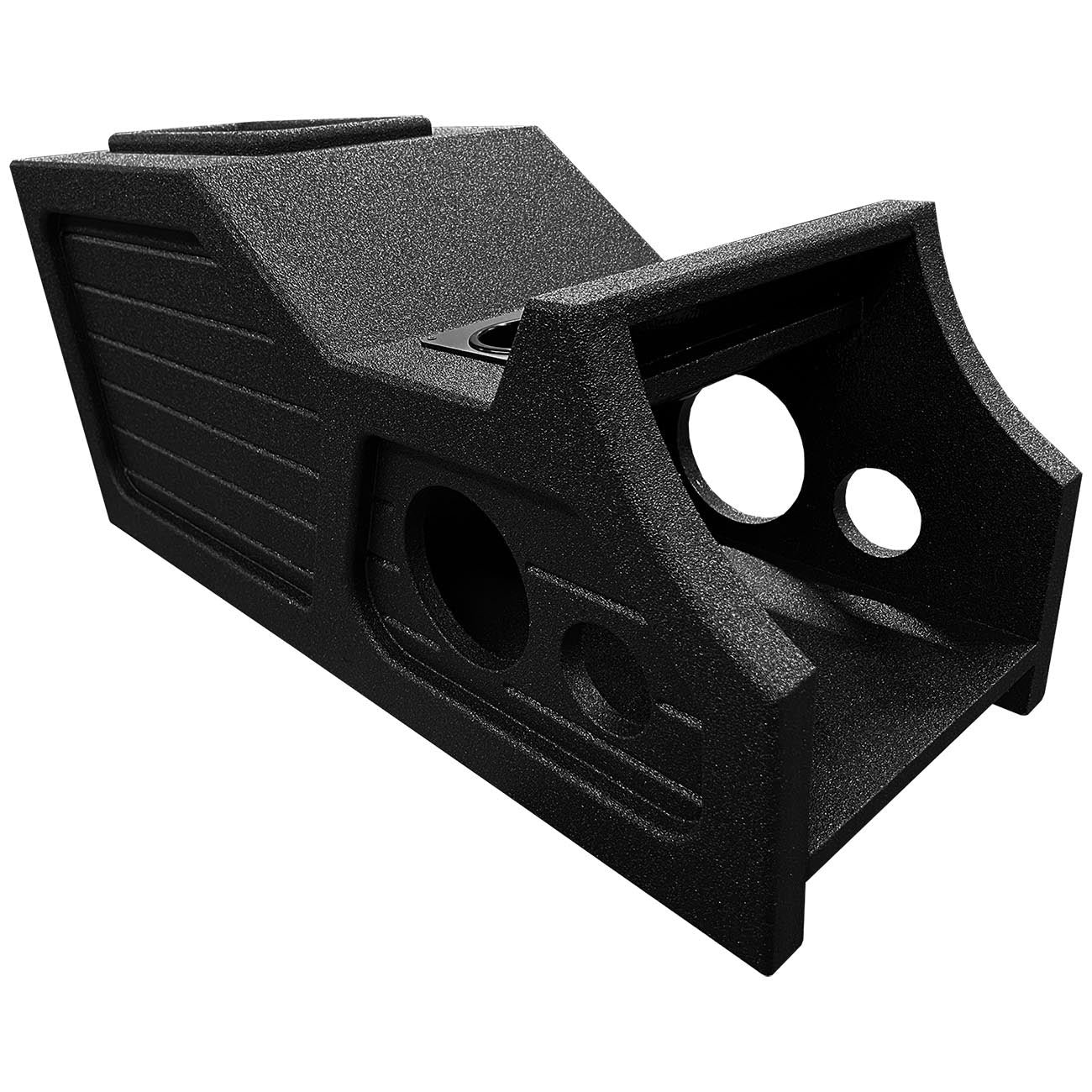 QPower QBOMB ?07 - ?13 GMC/Chevy Crew Cab Center Console Vented Woofer Enclosure - View 3