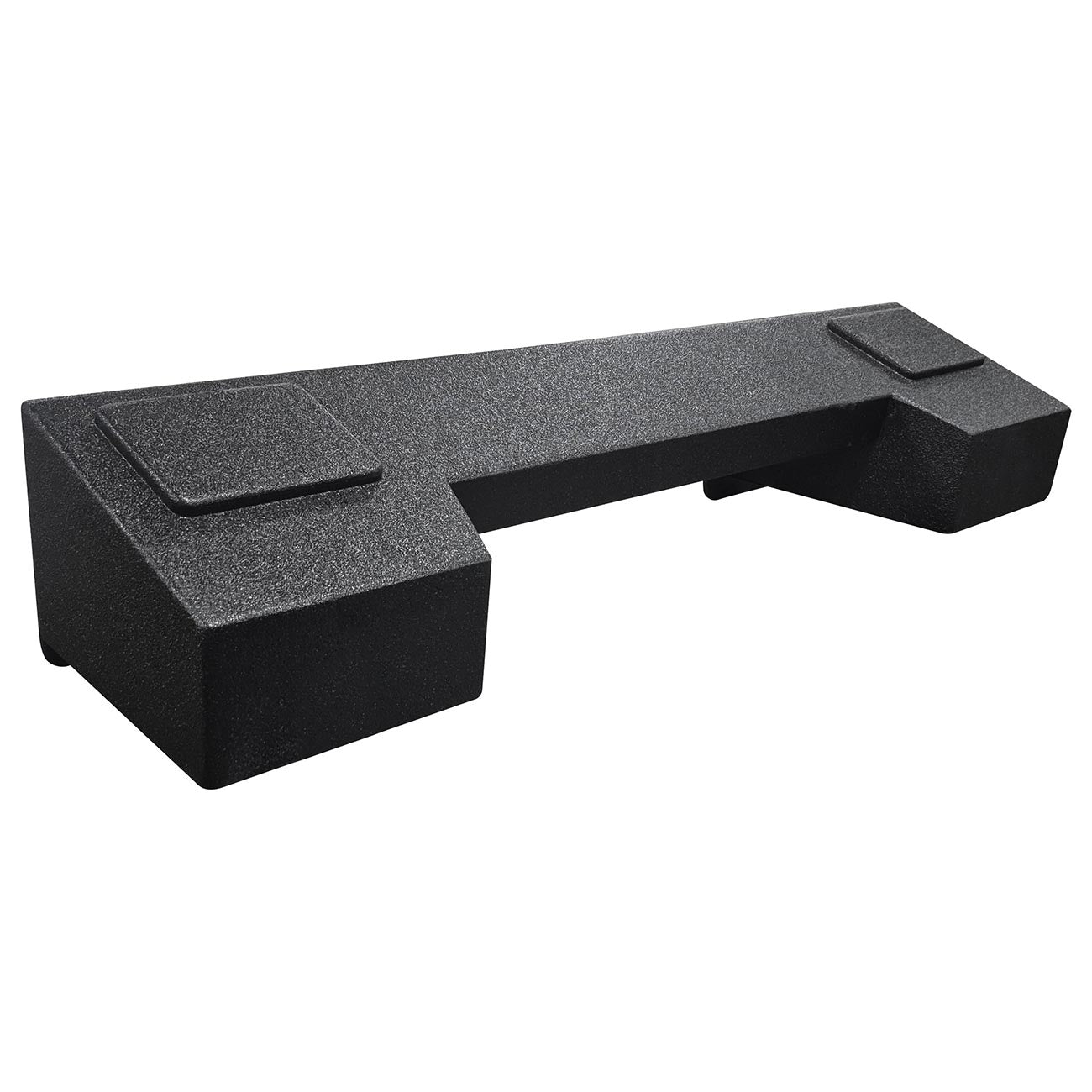 Qpower Dual 8-Inch Ported GMC/Chevy High Transfer & Double Cab Subwoofer Enclosure - Model QBGMCFF07208DCAB
