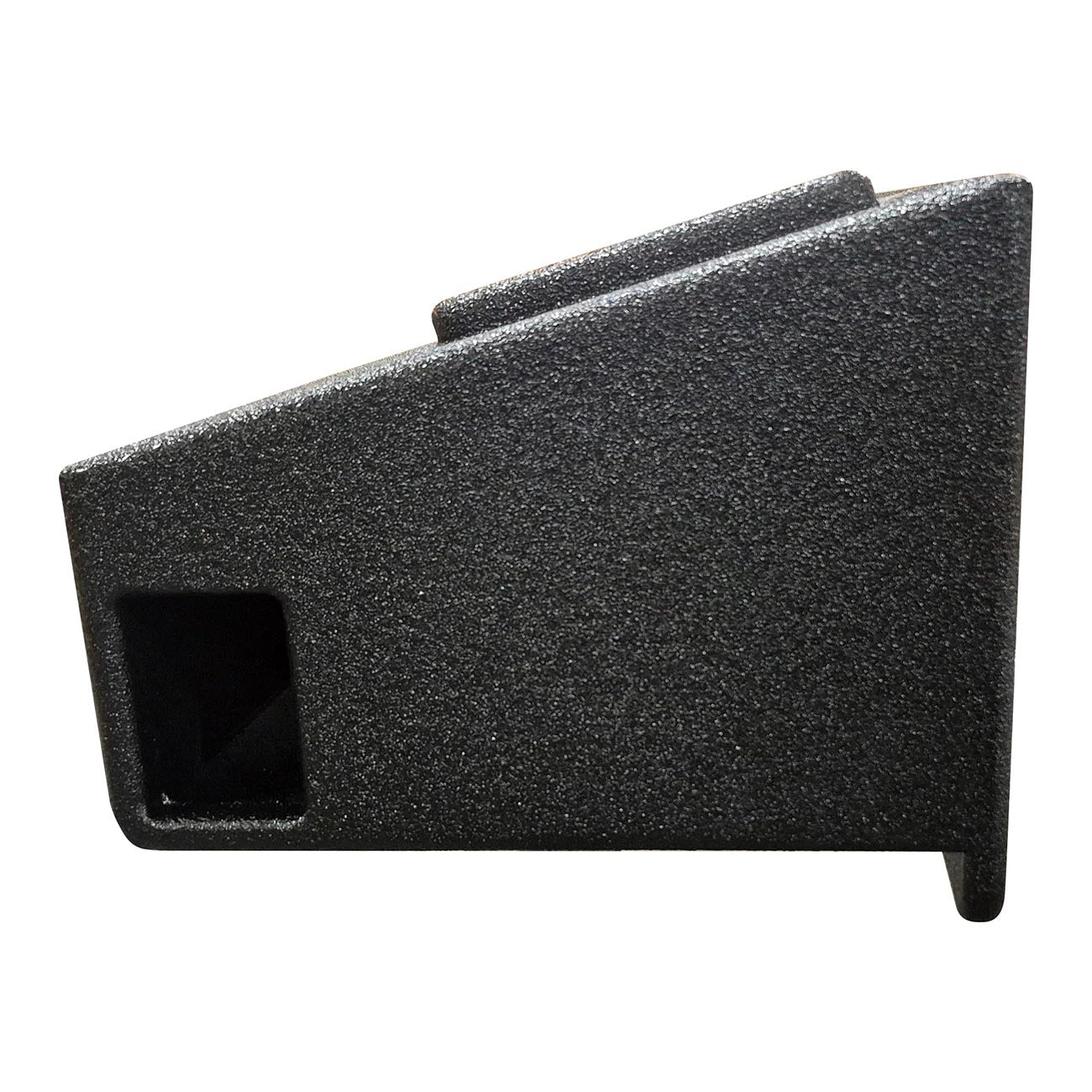 Qpower Dual 8-Inch Ported GMC/Chevy High Transfer & Double Cab Subwoofer Enclosure - Model QBGMCFF07208DCAB