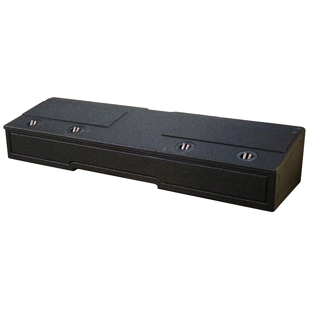 QPower QBOMB Chevy/GMC Crew Cab 2007-2024 Quad 8-Inch Ported Woofer Box - View 2