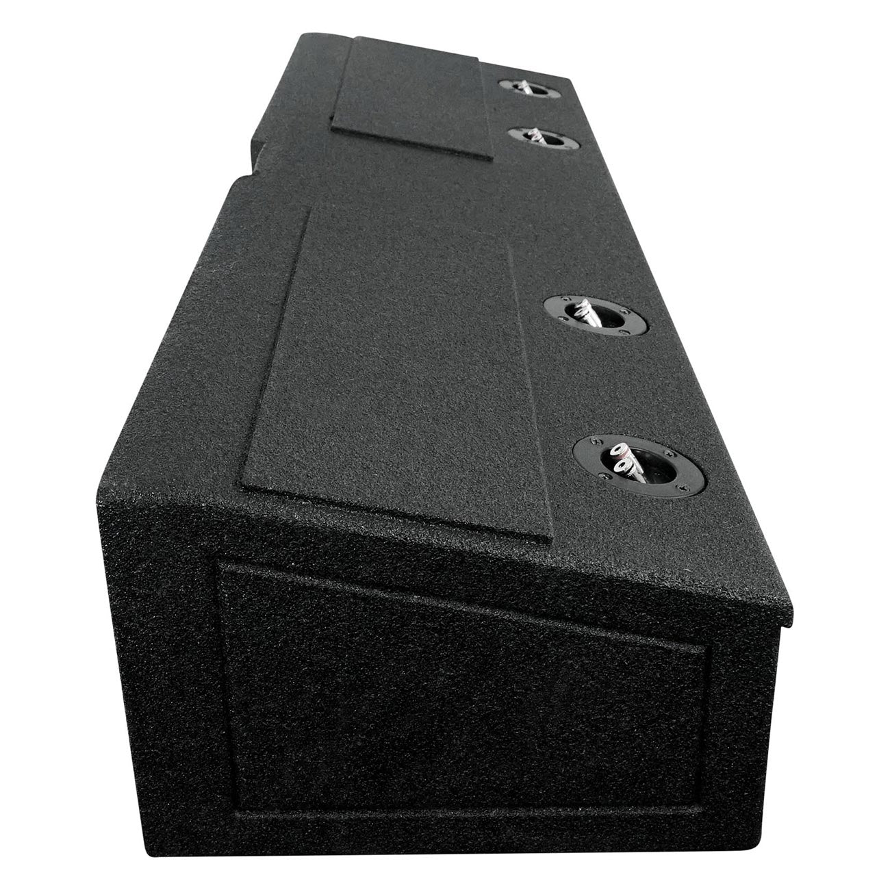 QPower QBOMB Chevy/GMC Crew Cab 2007-2024 Quad 8-Inch Ported Woofer Box - View 4