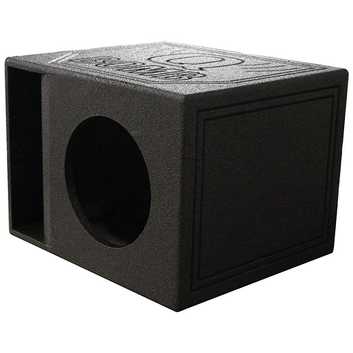 QPower QBOMB Single 10-Inch Horn-Ported Empty Woofer Box - View 1