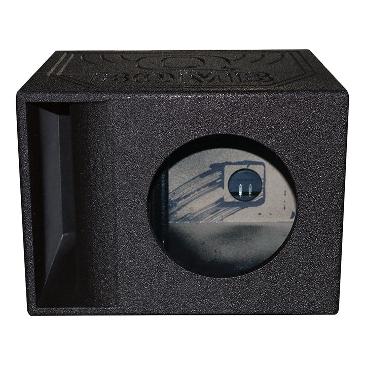 QPower QBOMB Single 10-Inch Horn-Ported Empty Woofer Box - View 2