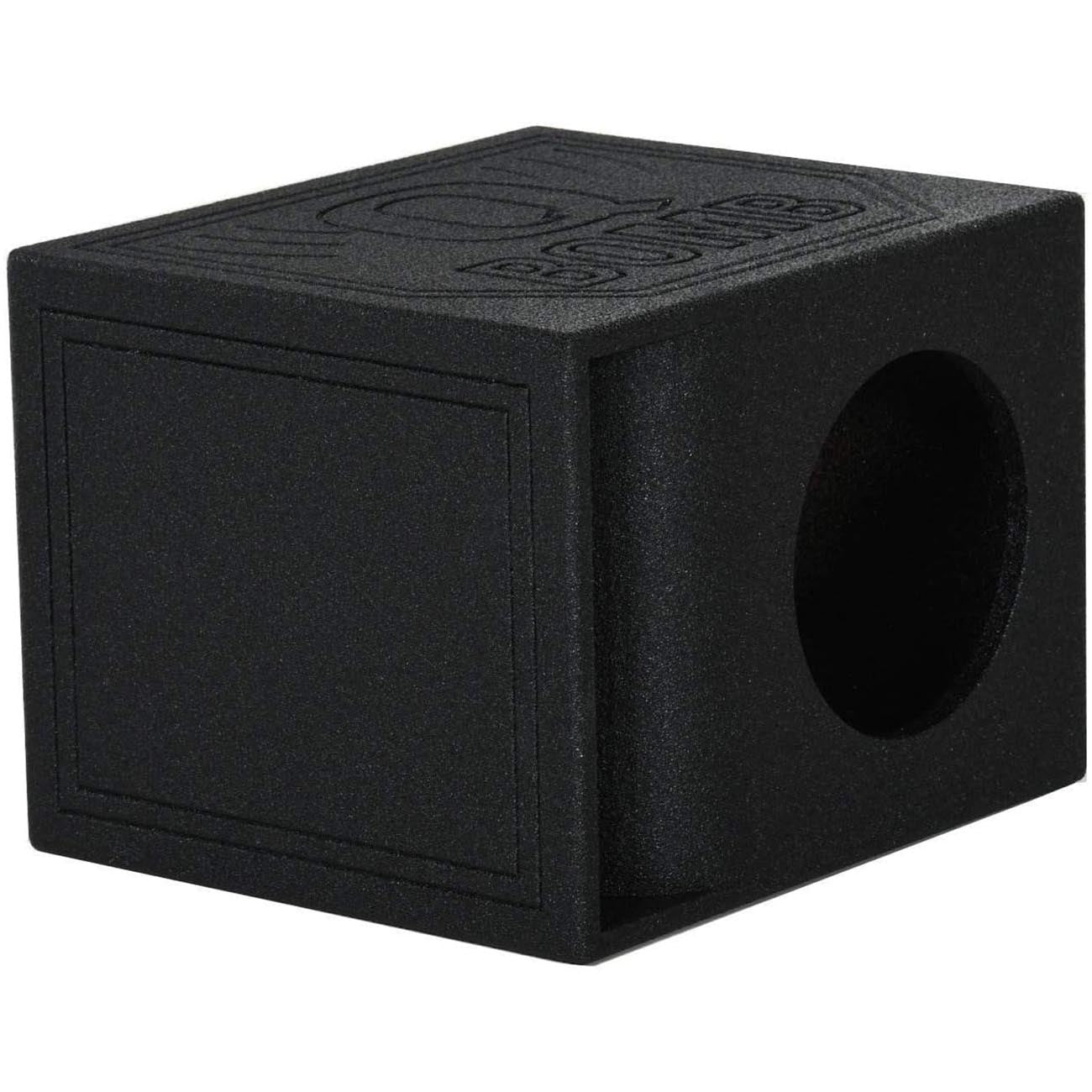 QPower QBOMB Single 10-Inch Horn-Ported Empty Woofer Box - View 3