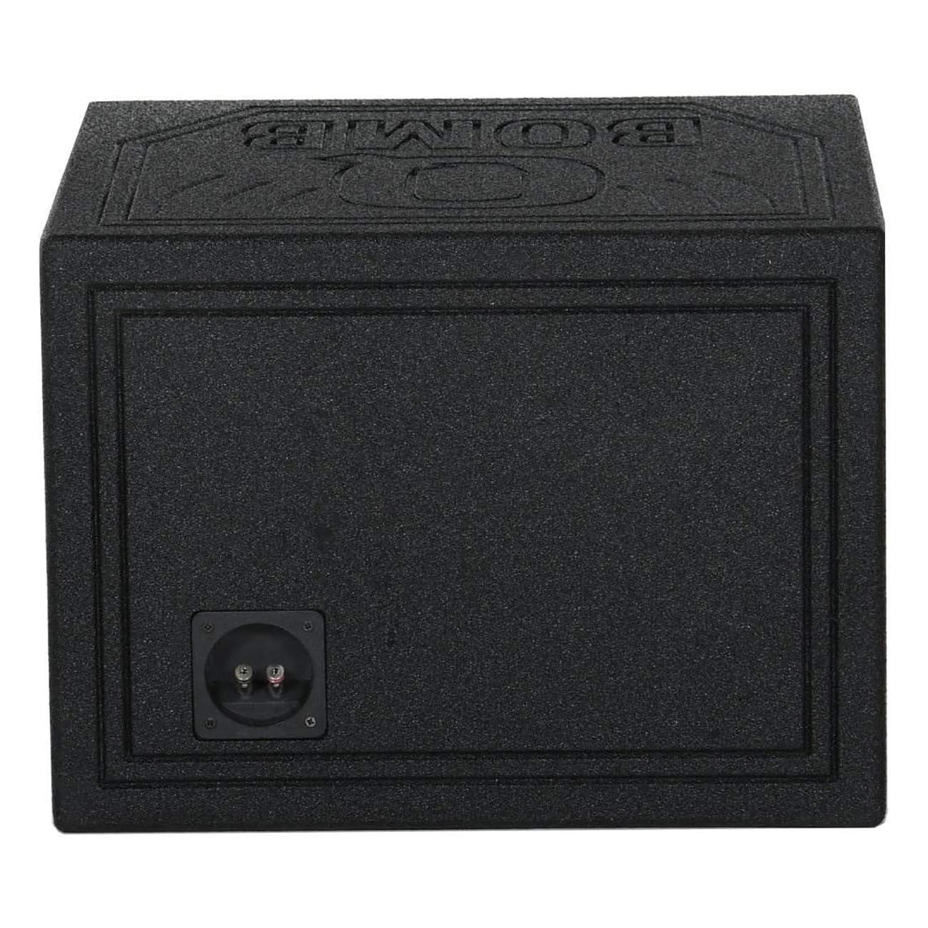 QPower QBOMB Single 10-Inch Horn-Ported Empty Woofer Box - View 5