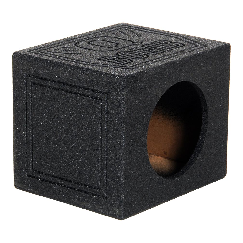 Qpower Single 10-Inch Sealed Woofer Enclosure with Bed Liner Spray - View 2