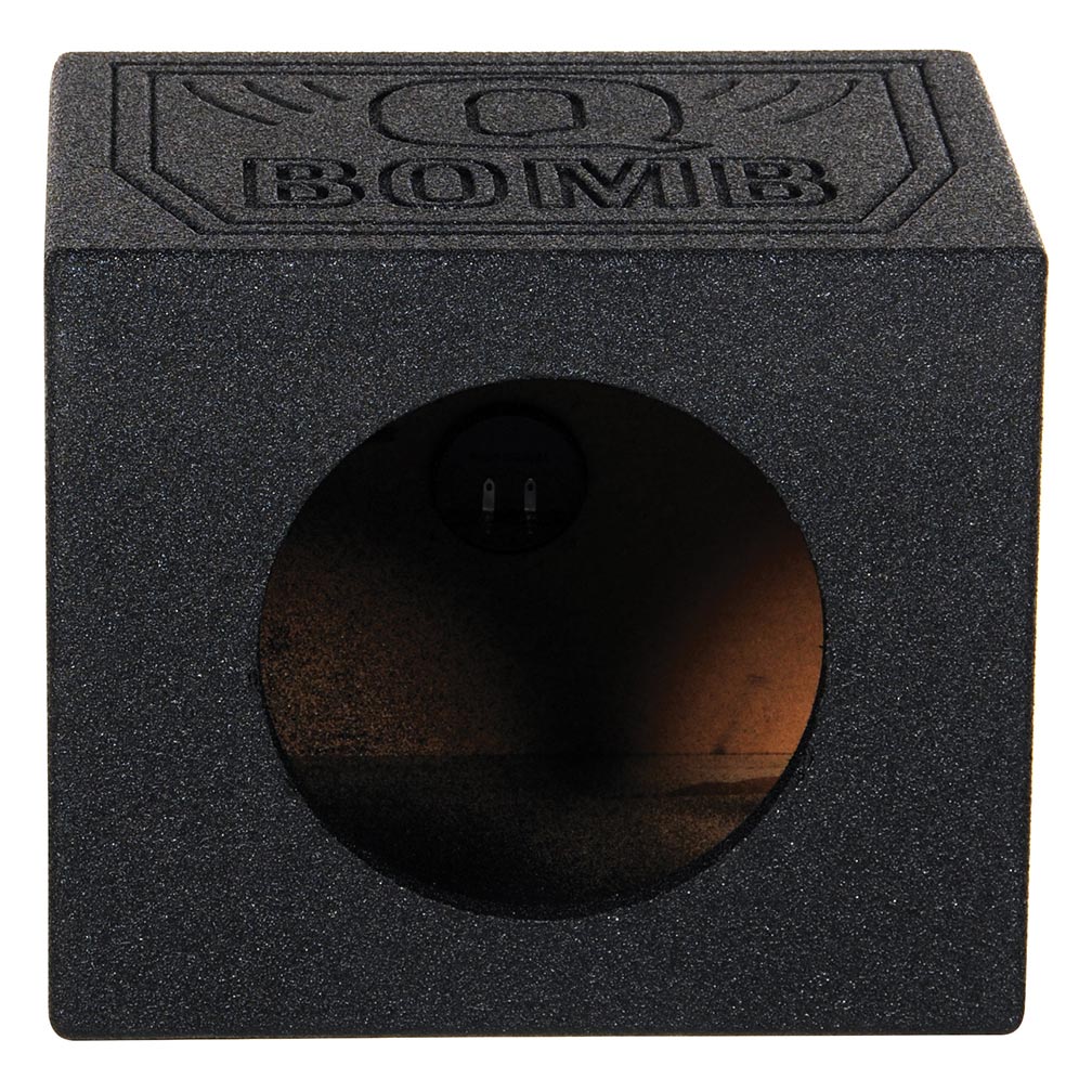 Qpower Single 10-Inch Sealed Woofer Enclosure with Bed Liner Spray - View 3