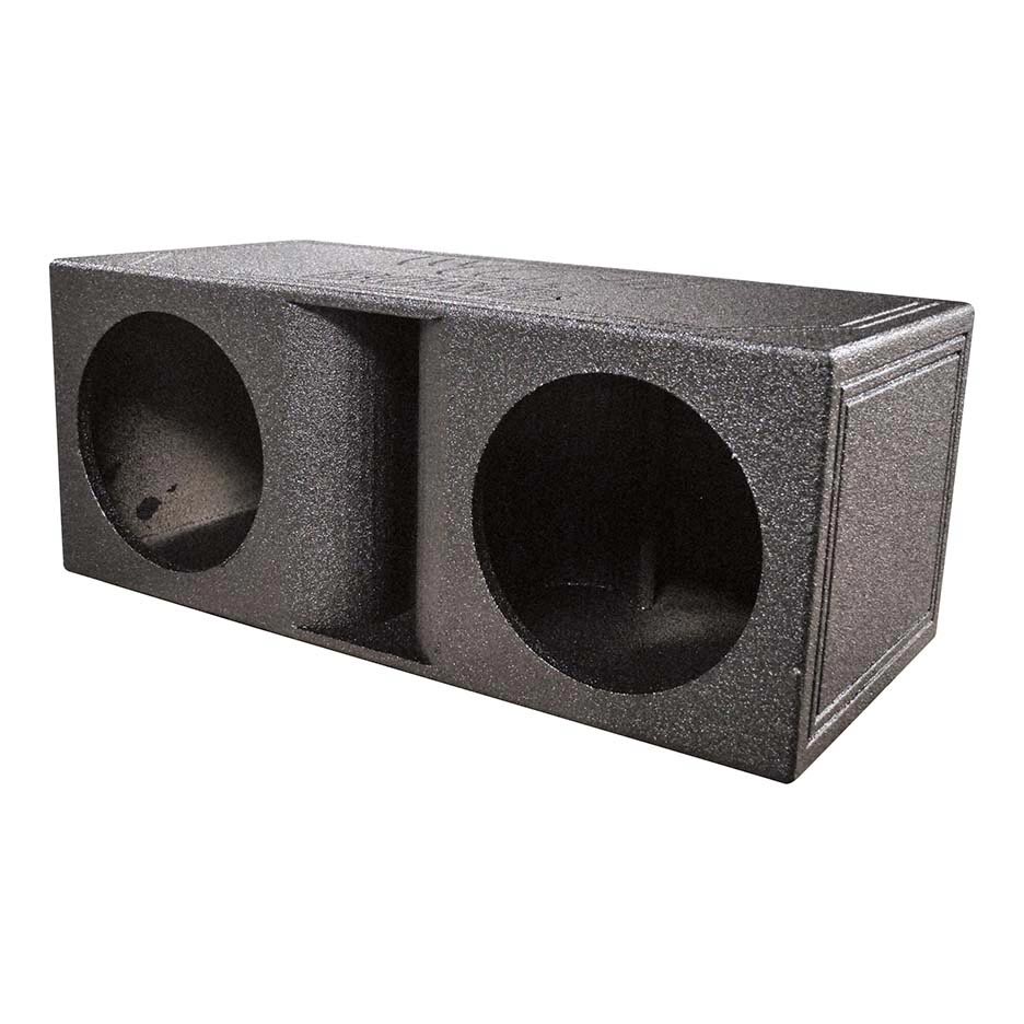 Qpower QBOMB Dual 12-Inch Ported Horn Enclosure (Model QBOMB12HP)