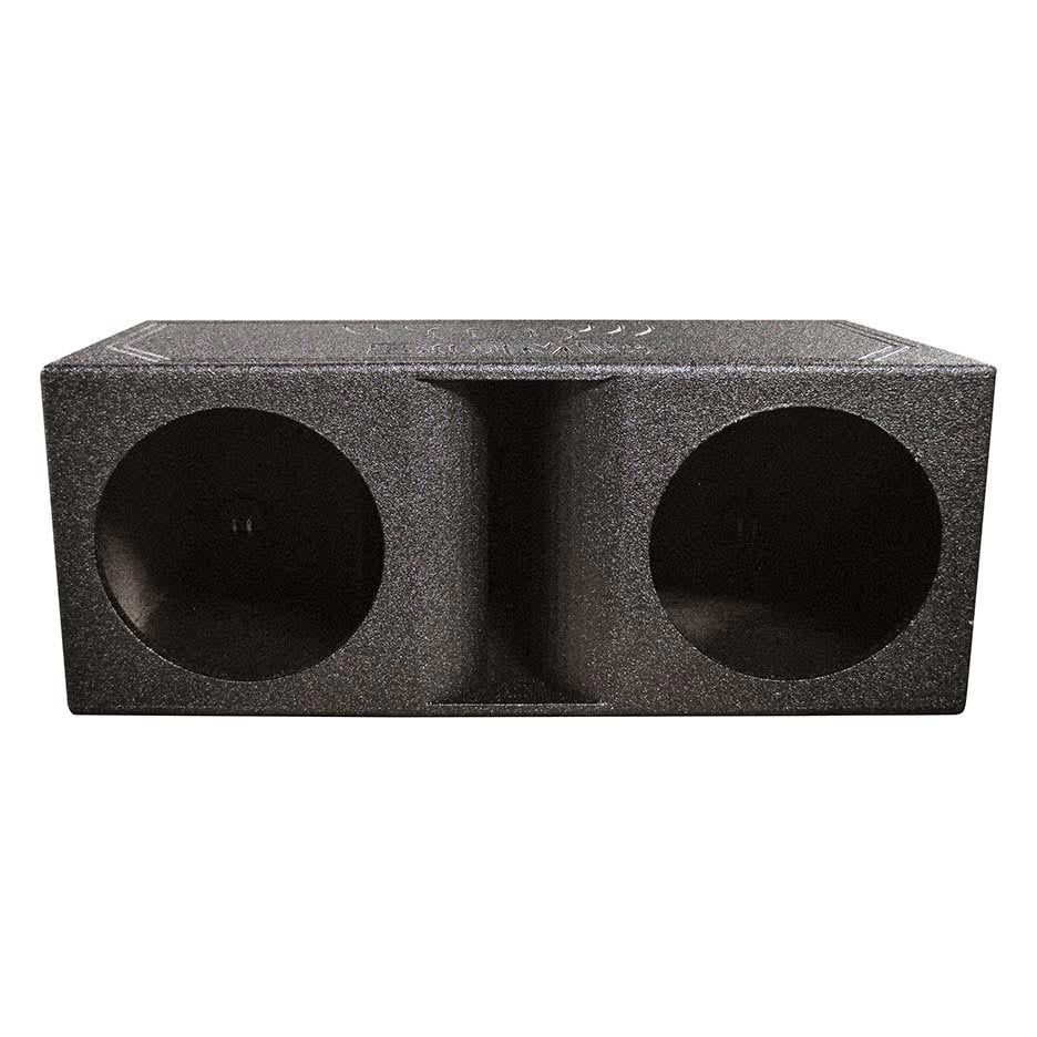 Qpower QBOMB Dual 12-Inch Ported Horn Enclosure (Model QBOMB12HP)