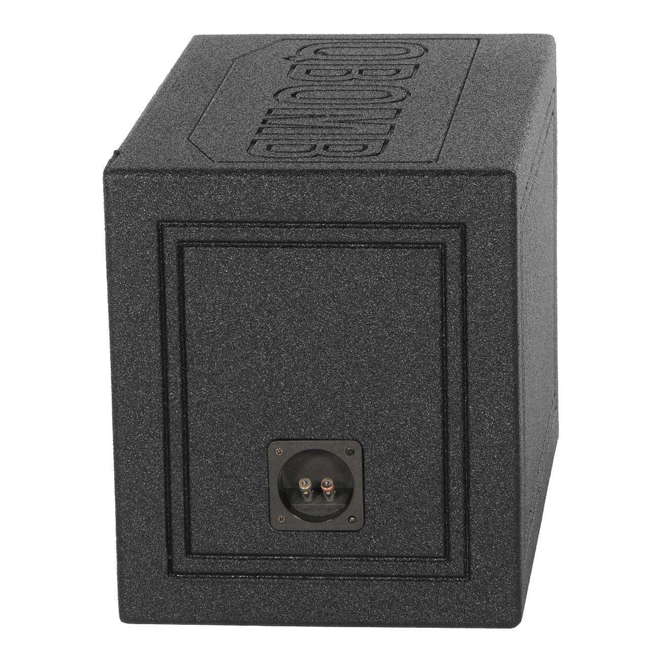 Qpower Single 12-Inch Triangle Ported Subwoofer Enclosure with Bed Liner - View 5