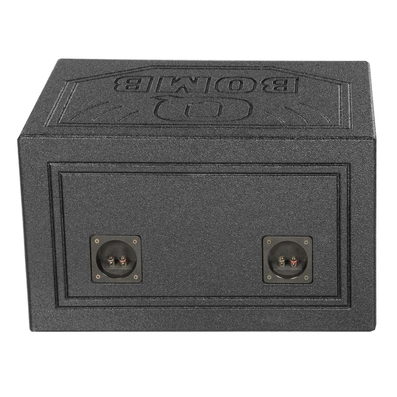 QPower QBOMB Dual 12-Inch Turbo-Ported Empty Woofer Box - View 4