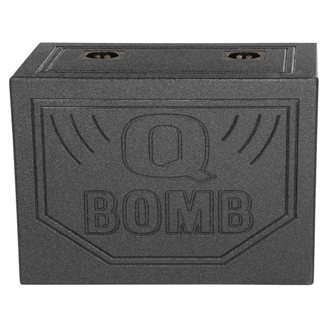 QPower QBOMB Dual 12-Inch Turbo-Ported Empty Woofer Box - View 5