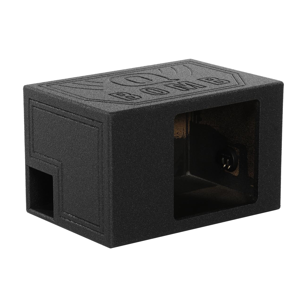 Qpower Single 12-Inch Bomb Box Square Ported Enclosure with Square Woofer Openin - View 2