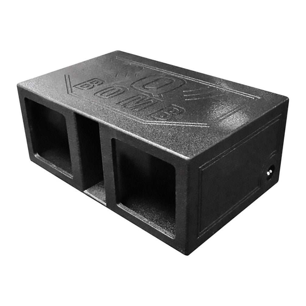Qpower Q Bomb Dual 12-Inch Vented SPL Subwoofer with Square Hole Design - View 1
