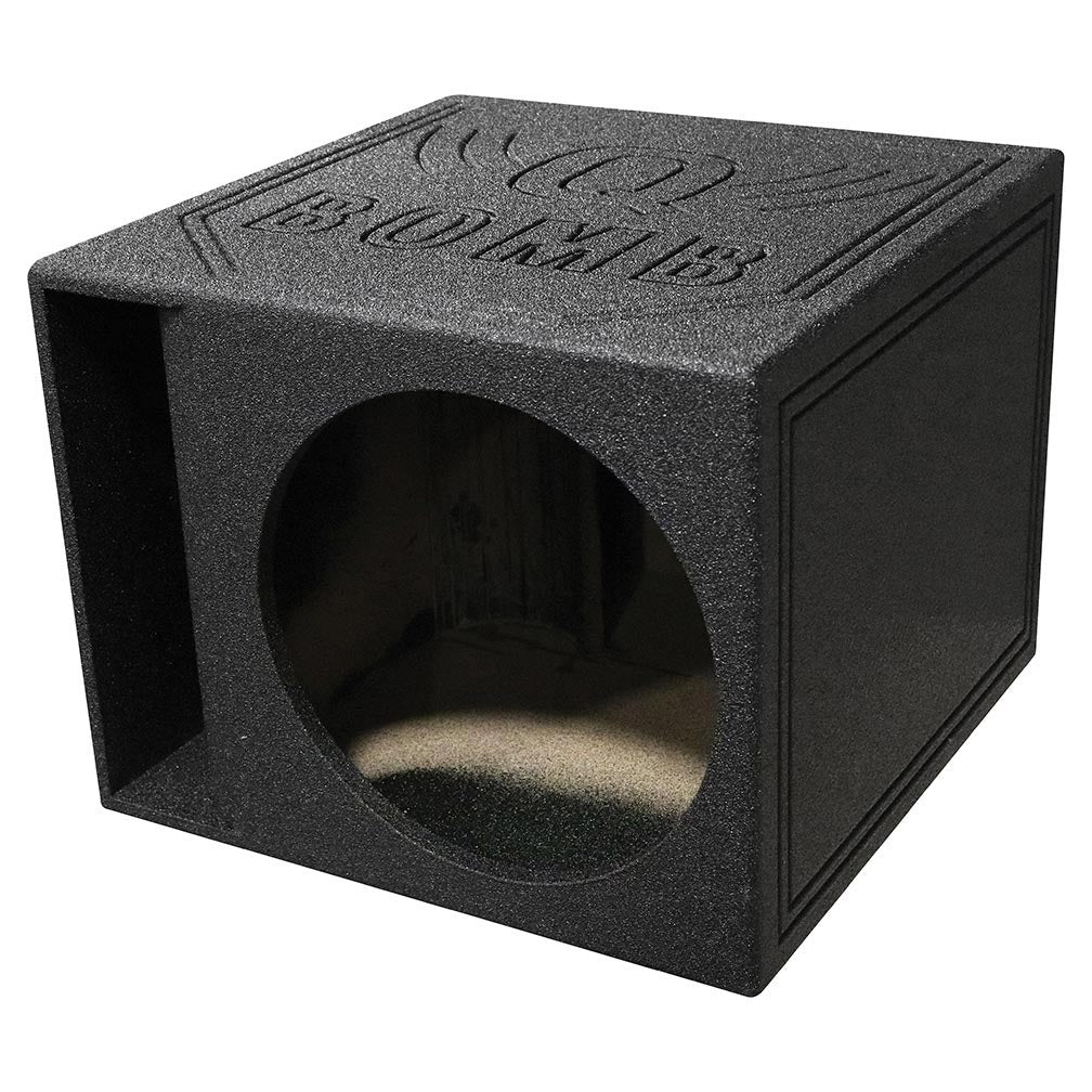 Qpower Single 15-Inch Enclosure Horn Ported QBOMB with Spray Liner - View 1