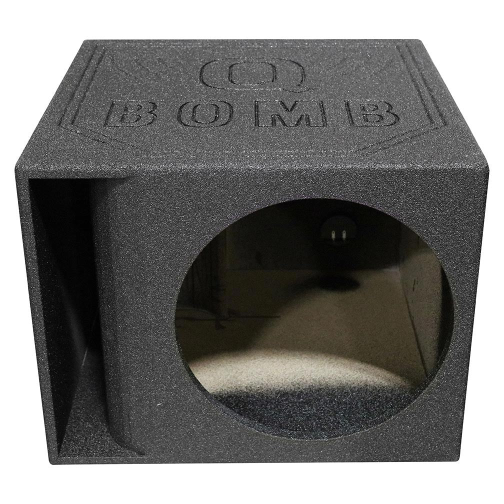 Qpower Single 15-Inch Enclosure Horn Ported QBOMB with Spray Liner - View 2