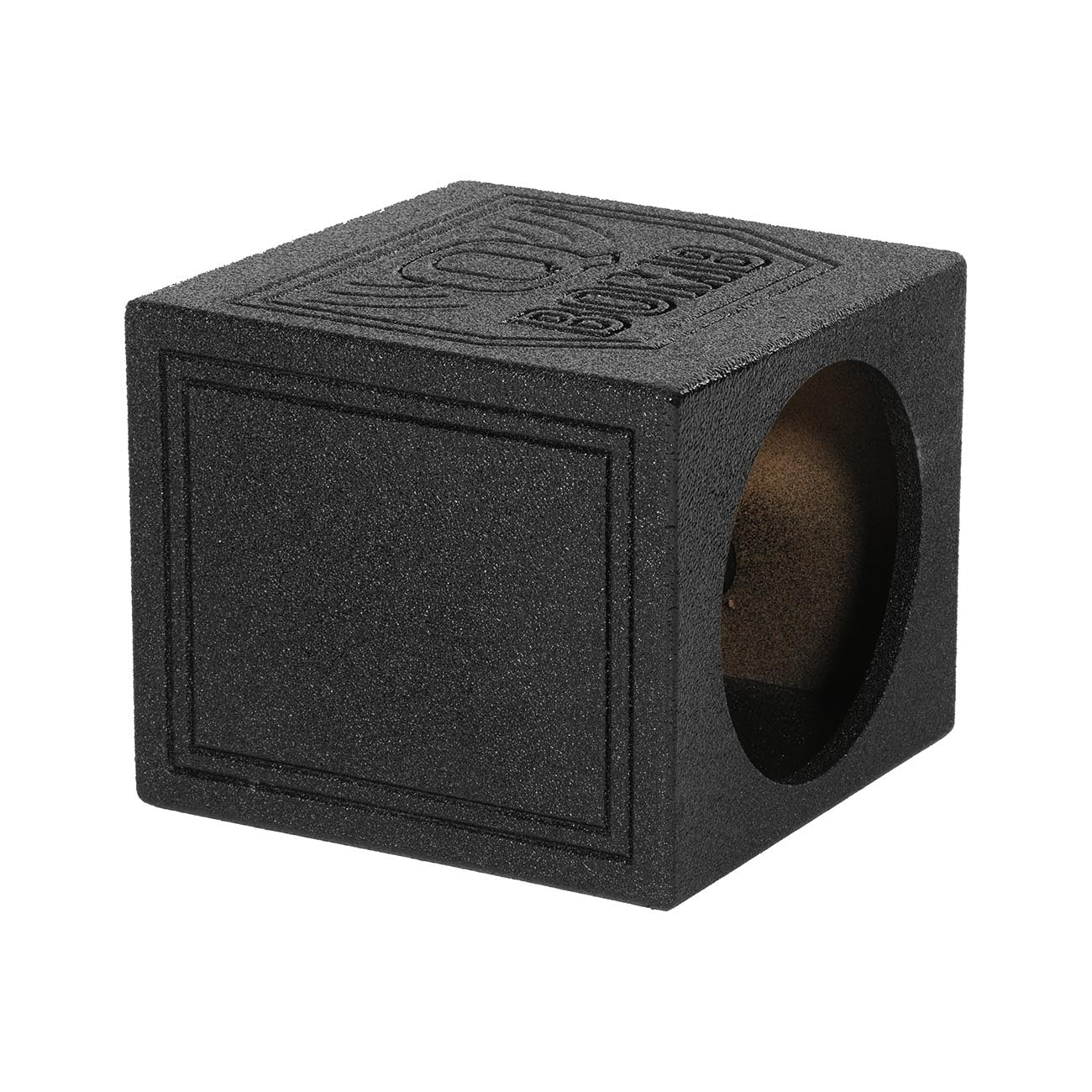 Qpower Single 15-Inch Sealed Woofer Enclosure with Bed Liner Spray - Model QBOMB15SSINGLE