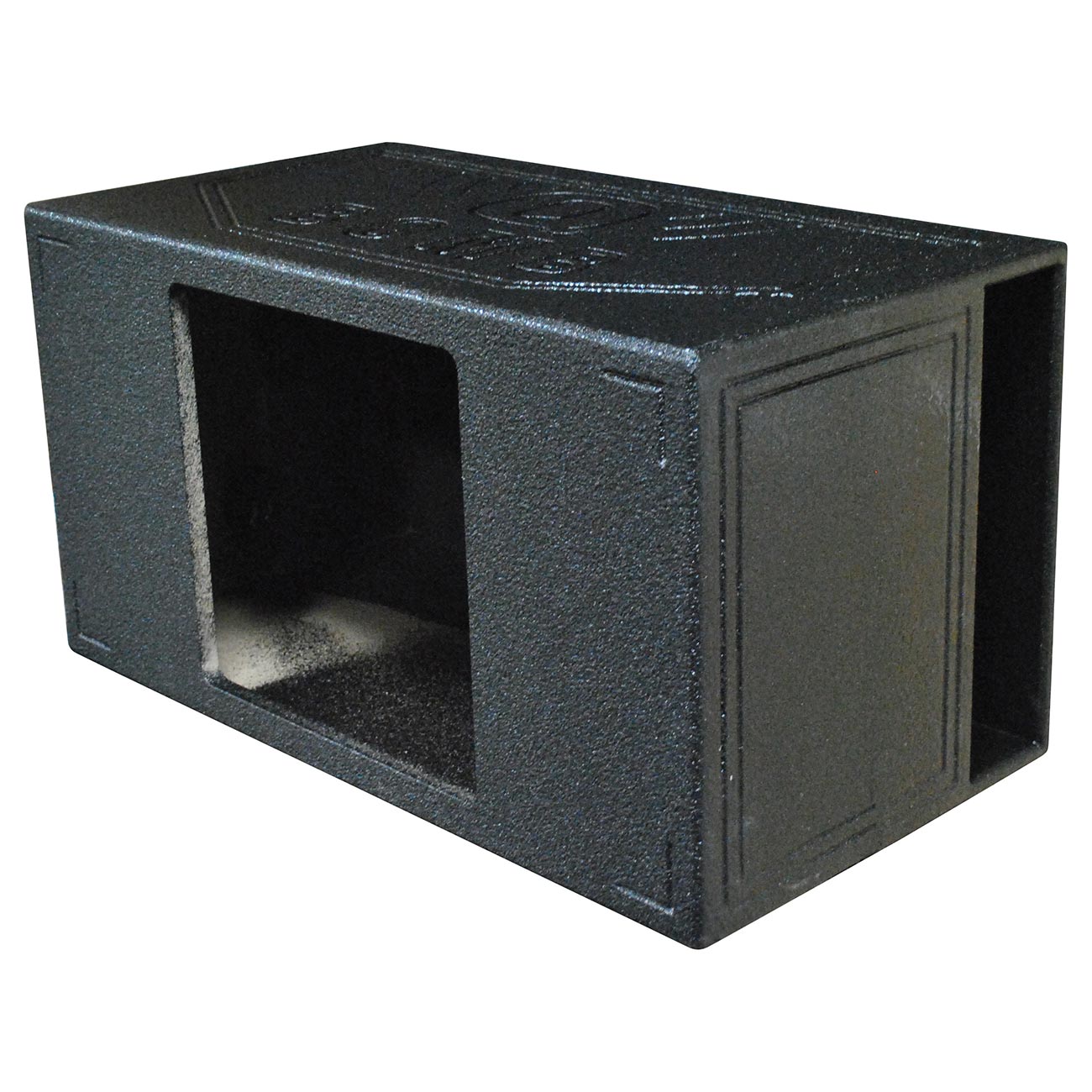 Qpower Single 15-Inch Extra Large Vented QBOMB Square Hole Speaker - View 1