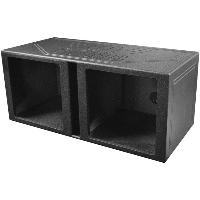 QPower QBOMB Dual Square 15-Inch Vented Enclosure - View 1