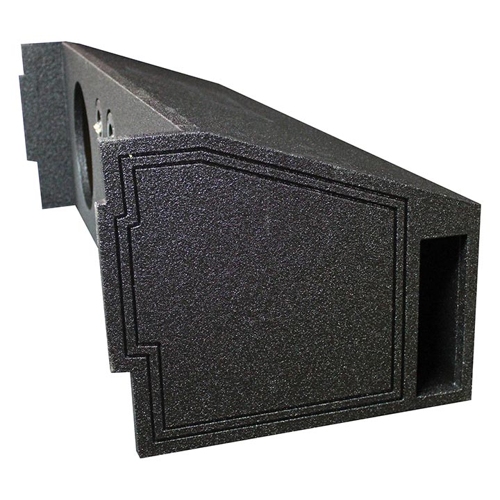 QPower QBOMB Dual 12-Inch Vented Empty Woofer Box for Full-Size SUVs - View 2