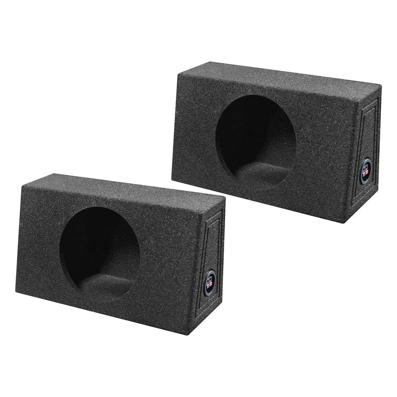 Qpower QBOMB Single 10-Inch Empty Woofer Box - Mounts Behind Seat, Sold in Pairs - View 2