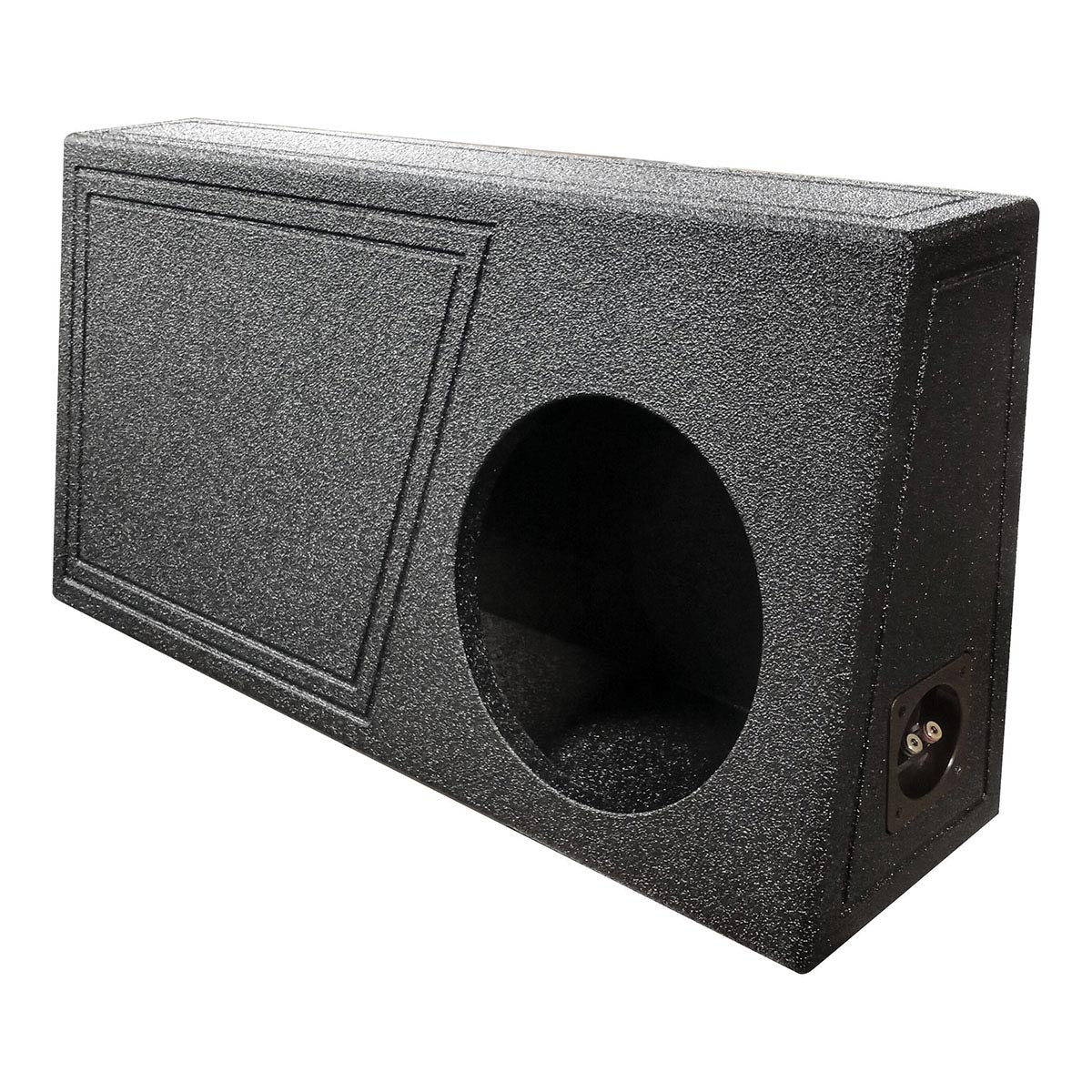 Qpower Single 10-Inch Truck Ported SPL Woofer Box with Bed Liner Spray - View 1
