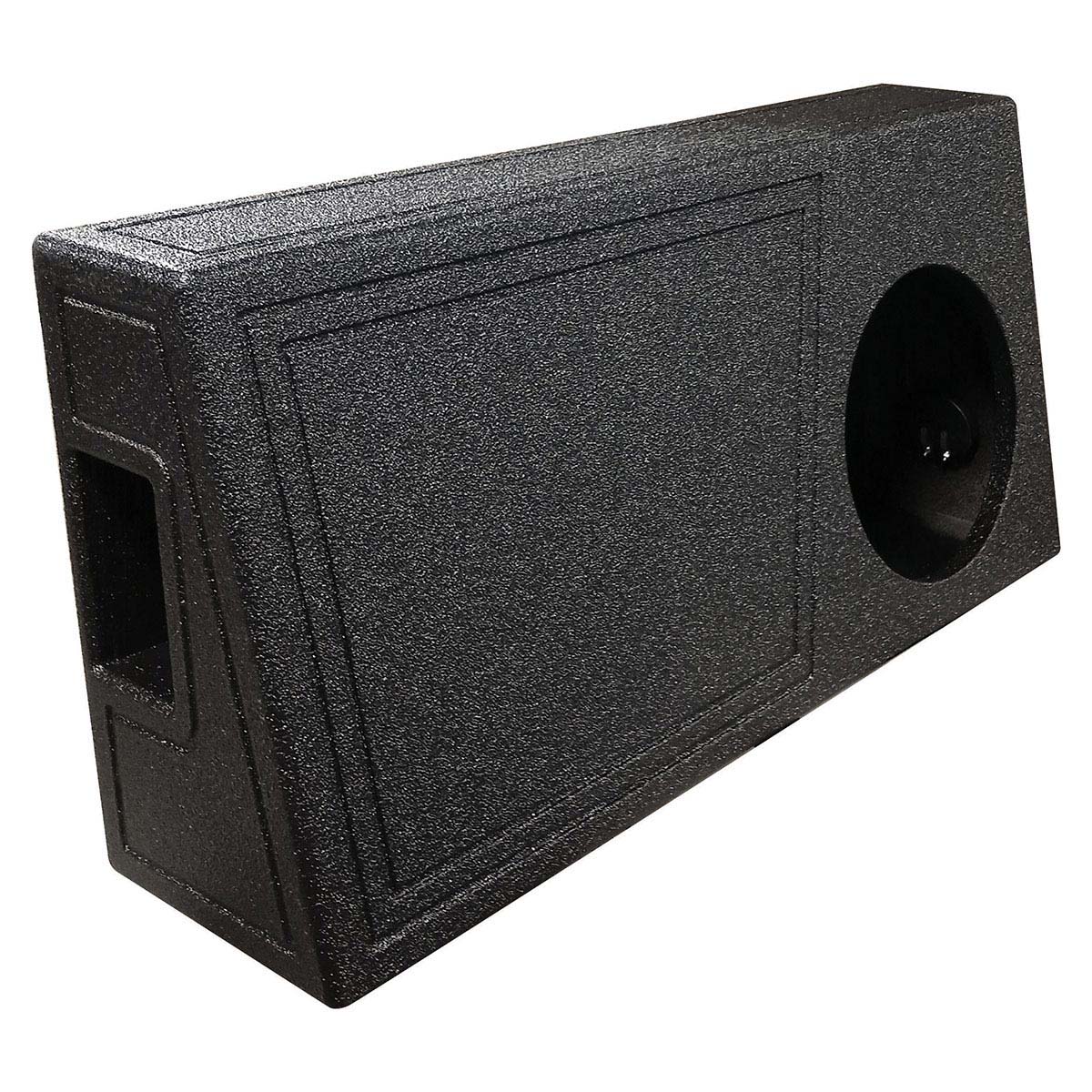 Qpower Single 10-Inch Truck Ported SPL Woofer Box with Bed Liner Spray - View 2