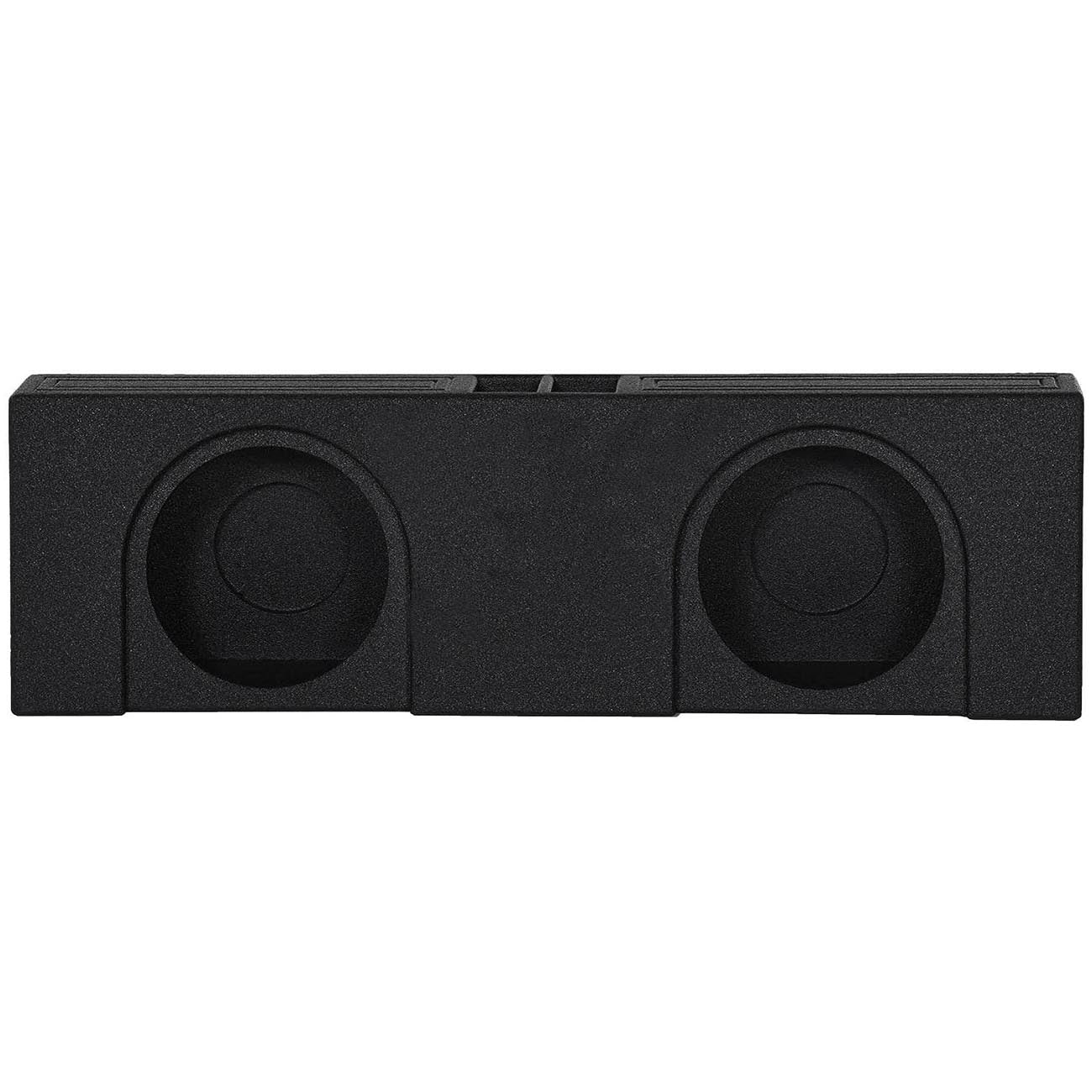 Qpower QBOMB Dual 10-Inch Vented Enclosed Subwoofer Box for Behind Seat Mount - View 3