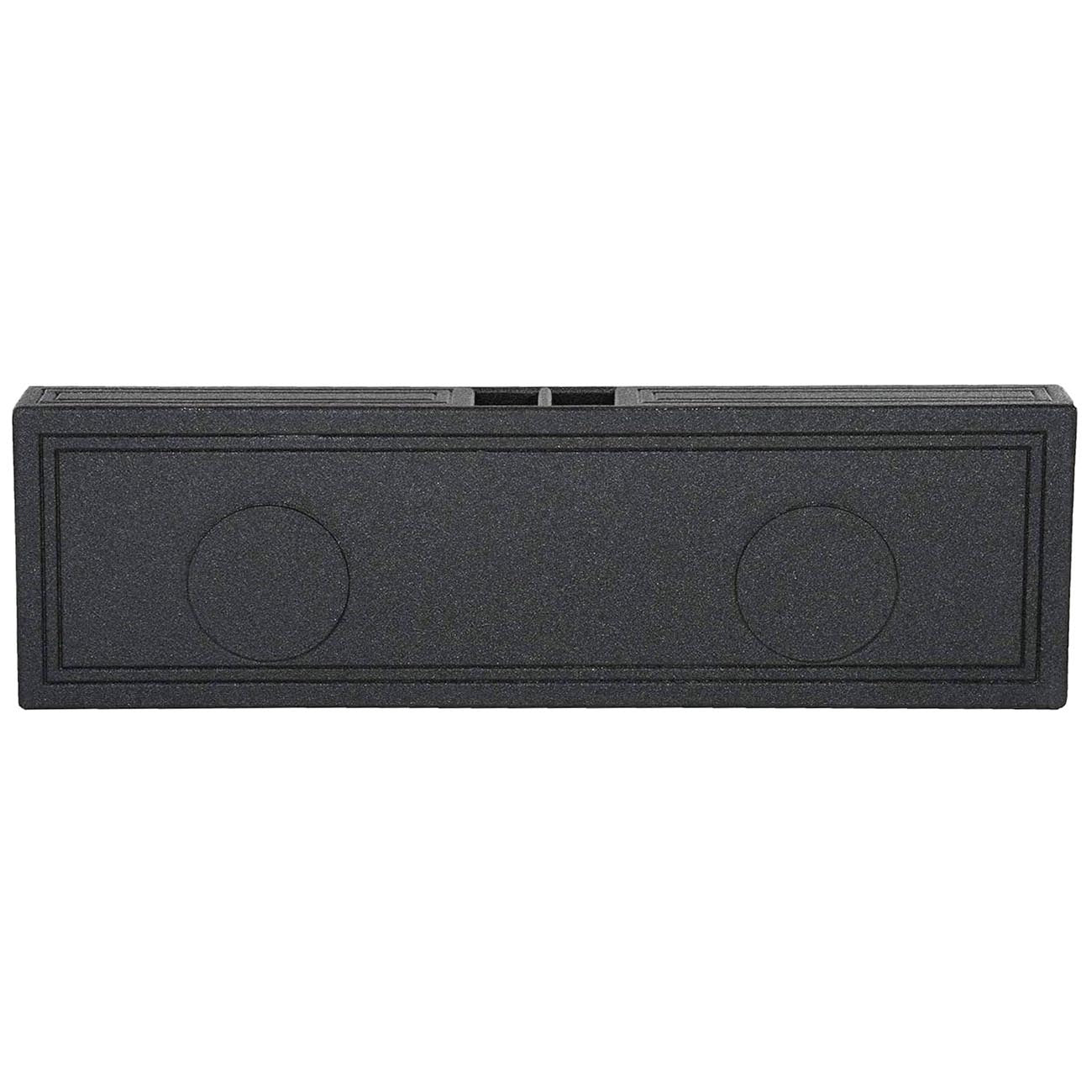 Qpower QBOMB Dual 10-Inch Vented Enclosed Subwoofer Box for Behind Seat Mount - View 4