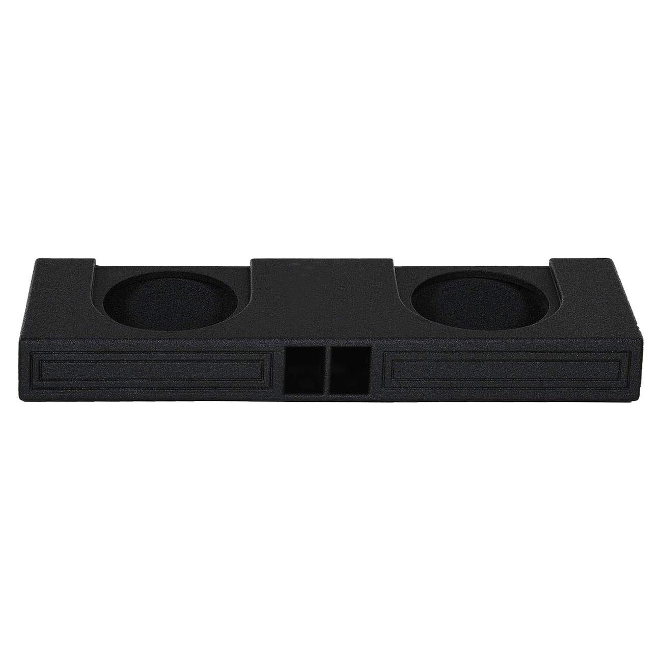 Qpower QBOMB Dual 10-Inch Vented Enclosed Subwoofer Box for Behind Seat Mount - View 5