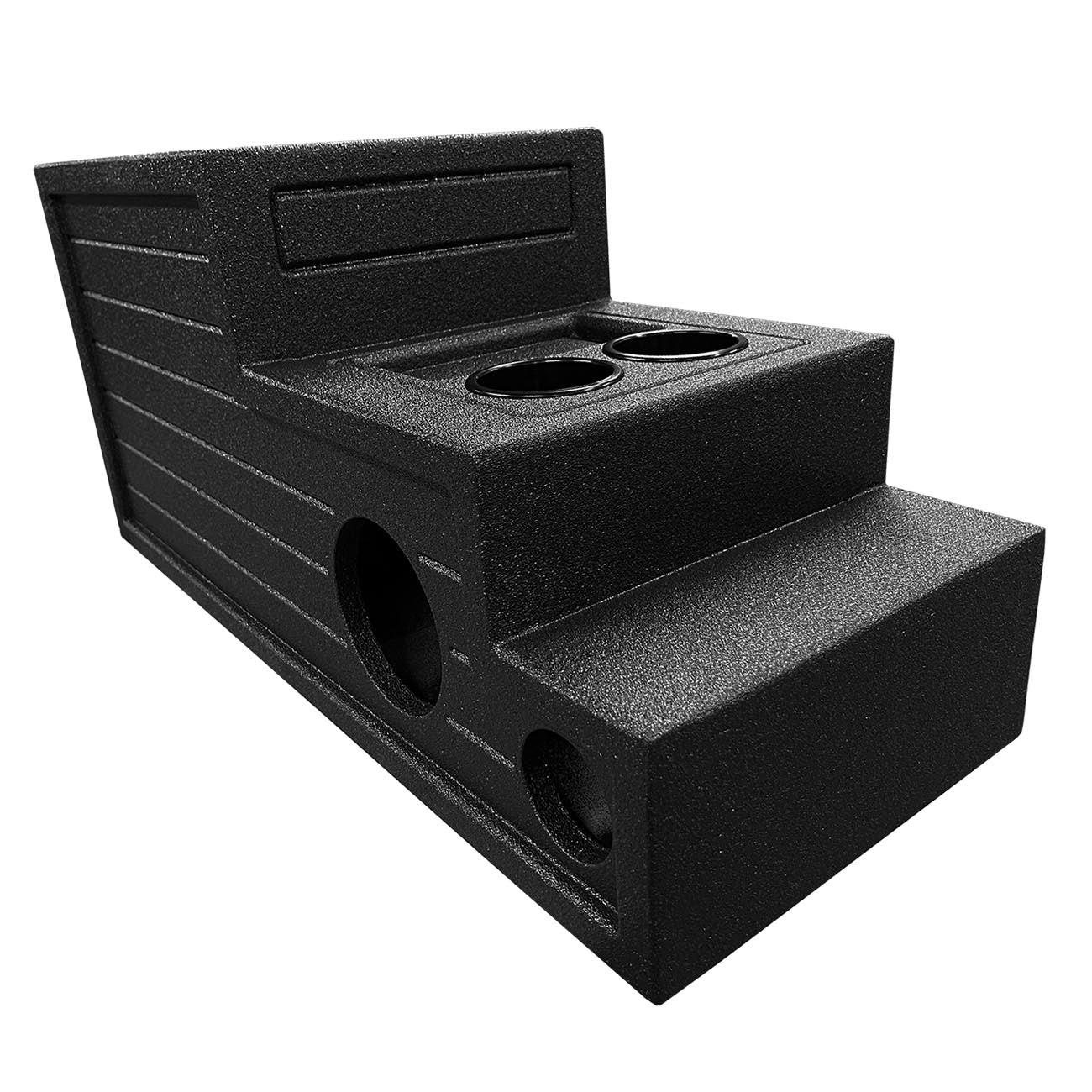 QPower QBOMB Single 12-Inch Universal Center Console Vented Woofer Enclosure - View 3