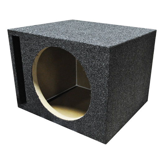 Qpower Single 10-Inch Slot Ported Vented Heavy Duty Woofer Enclosure (QHD110V)