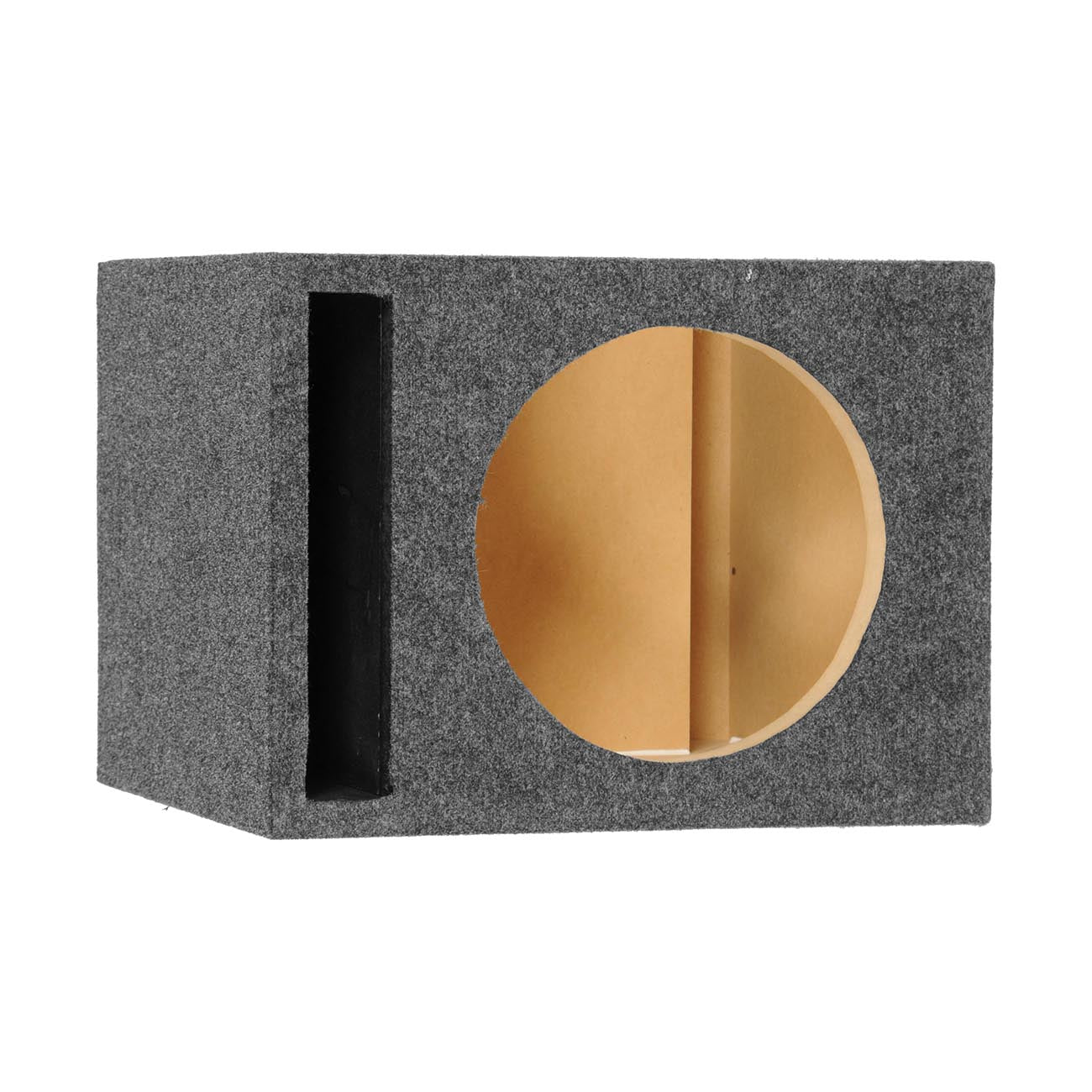 Qpower Single 10-Inch Slot Ported Vented Heavy Duty Woofer Enclosure (QHD110V)