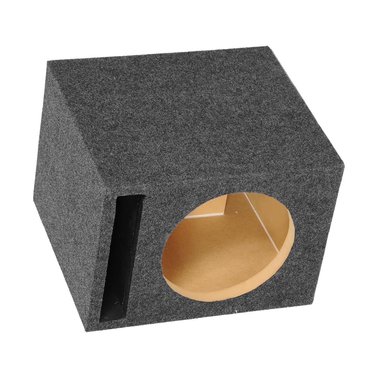 Qpower Single 10-Inch Slot Ported Vented Heavy Duty Woofer Enclosure (QHD110V)