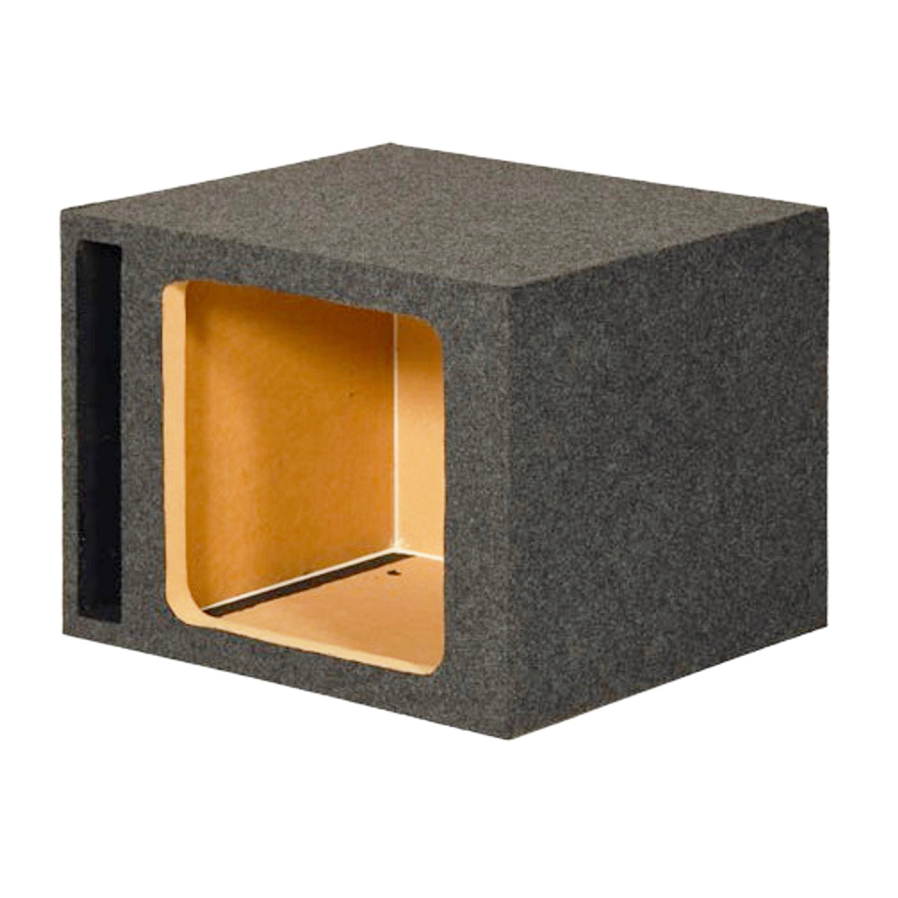 QPower Single Square 12-Inch Slot Ported Empty Woofer Enclosure - View 1