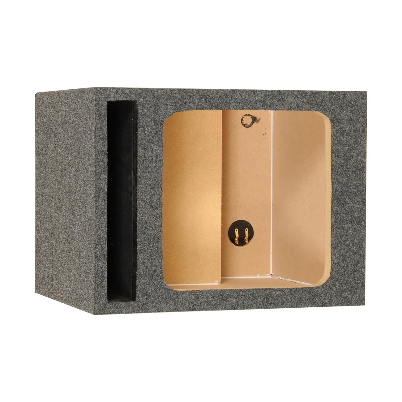QPower Single Square 12-Inch Slot Ported Empty Woofer Enclosure - View 2