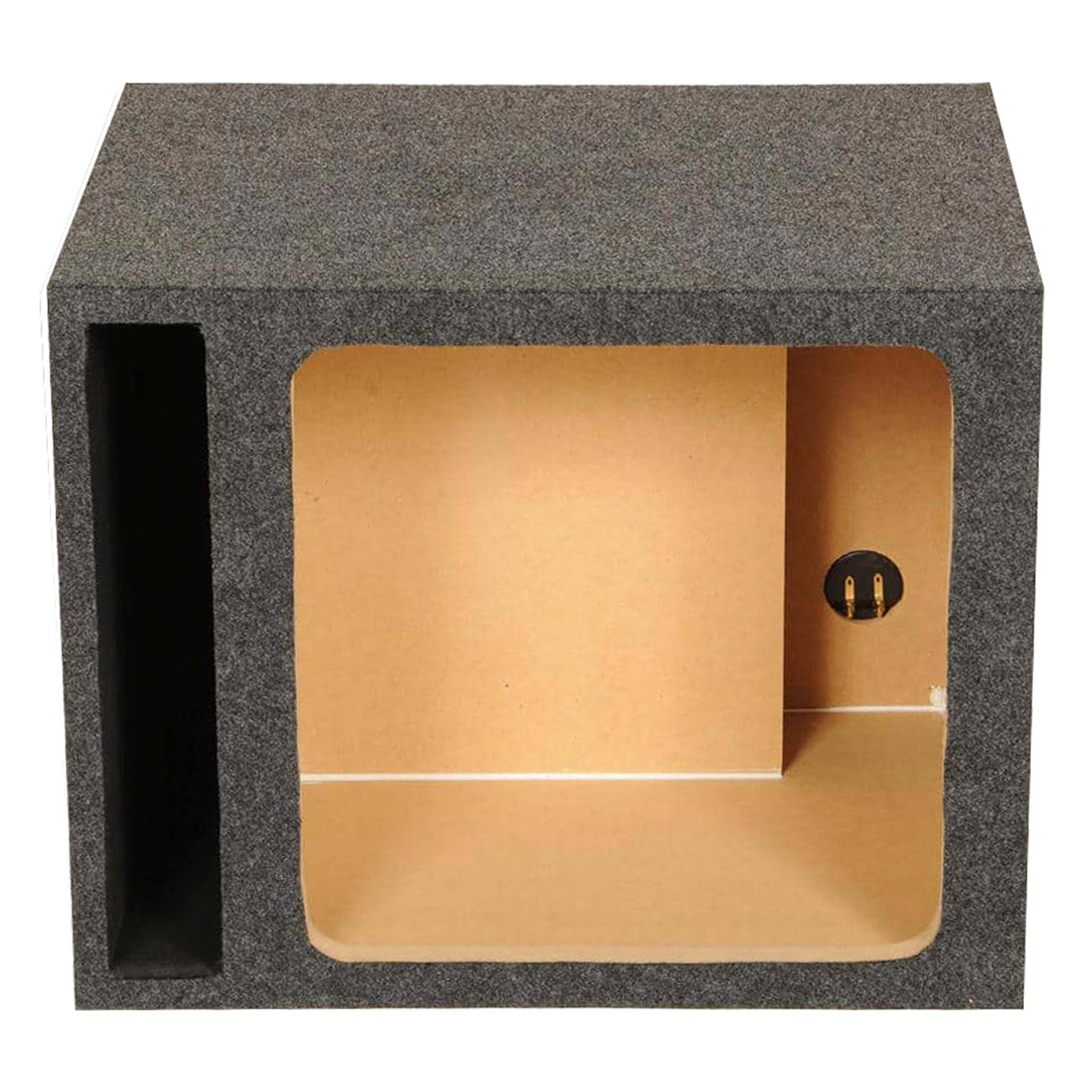 Qpower Single Square 15-Inch Slot Ported Empty Woofer Enclosure - QHD115VSQ - View 2