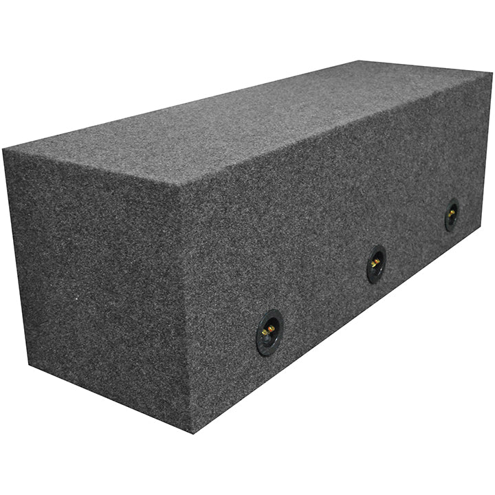 QPower Triple 12-Inch Sealed Heavy Duty Woofer Enclosure QHD123HOLE - View 2