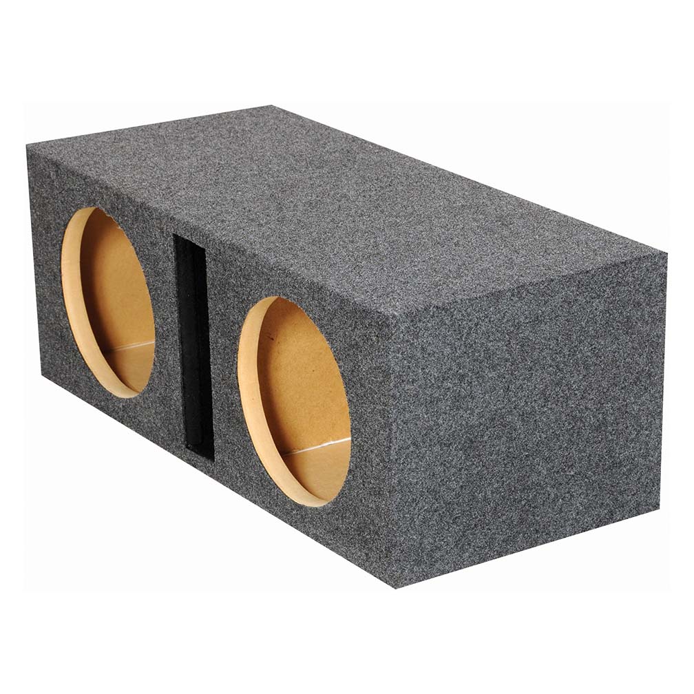 Qpower QHD210V Dual 10-Inch Vented MDF Bass Enclosure