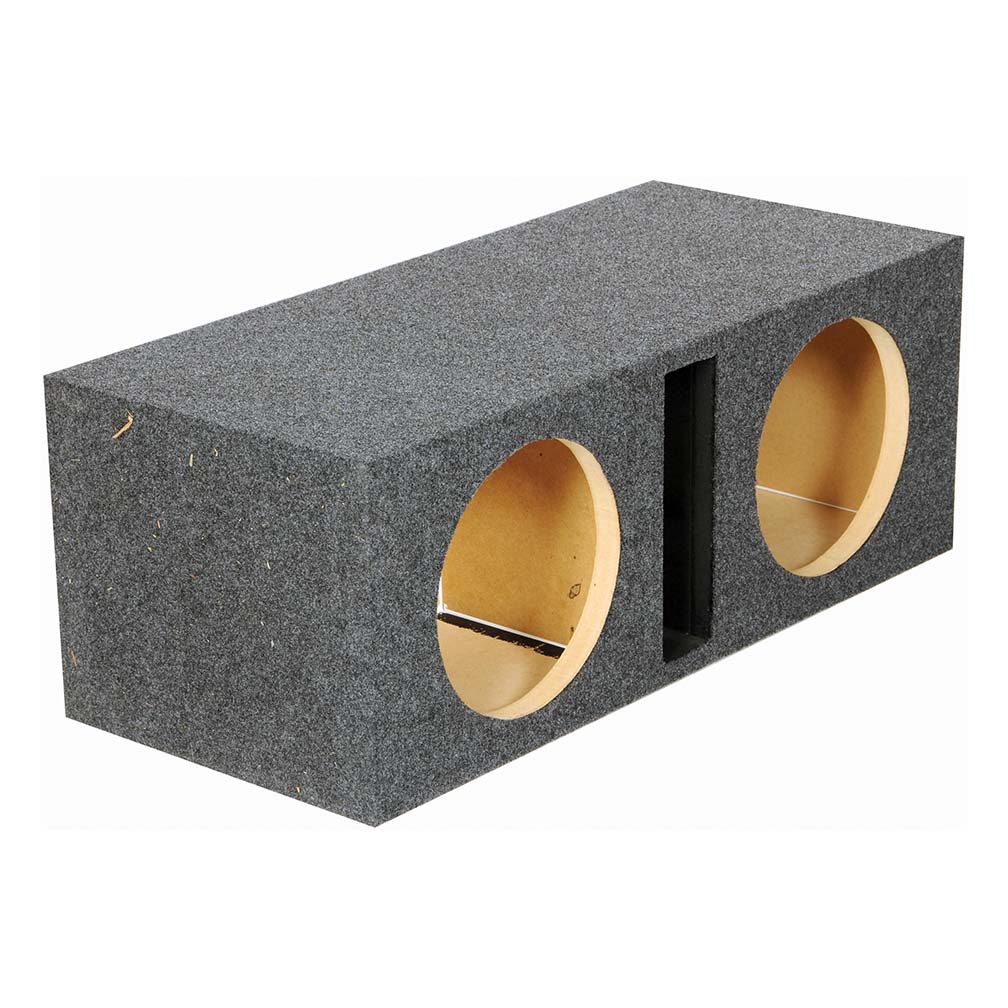 Qpower QHD210V Dual 10-Inch Vented MDF Bass Enclosure