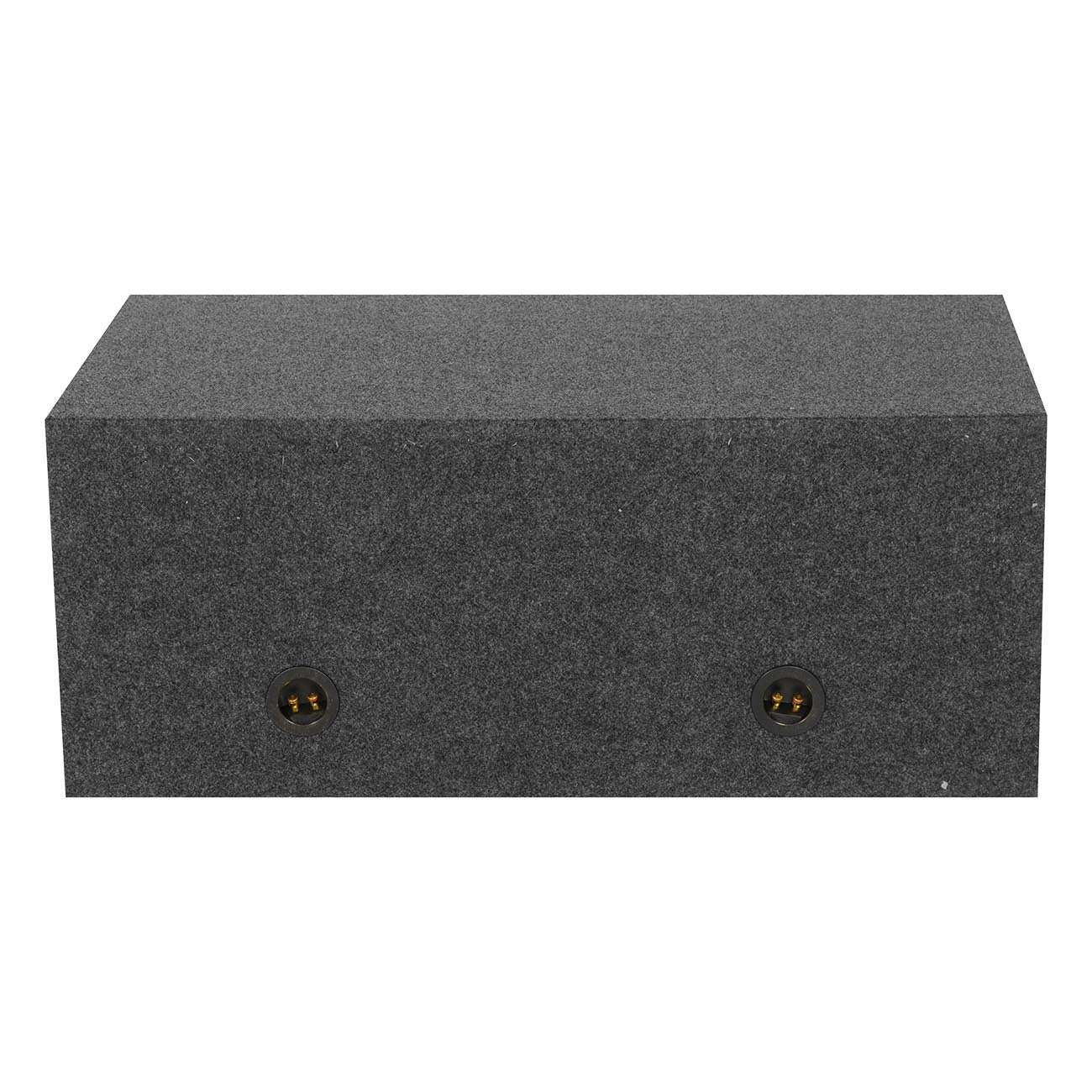 QPower Dual 12-Inch Large Slot-Ported Heavy-Duty Empty Woofer Box (Model QHD212V - View 4