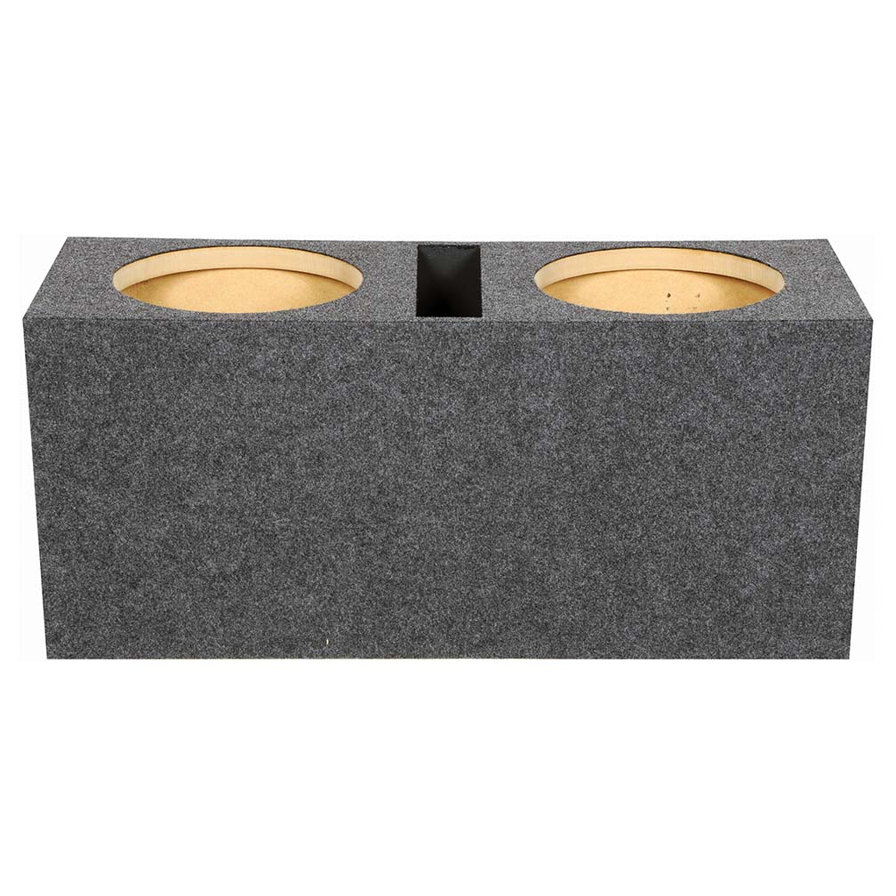 Qpower Dual 12-Inch Vented Hole Enclosure with 1-Inch MDF - View 4