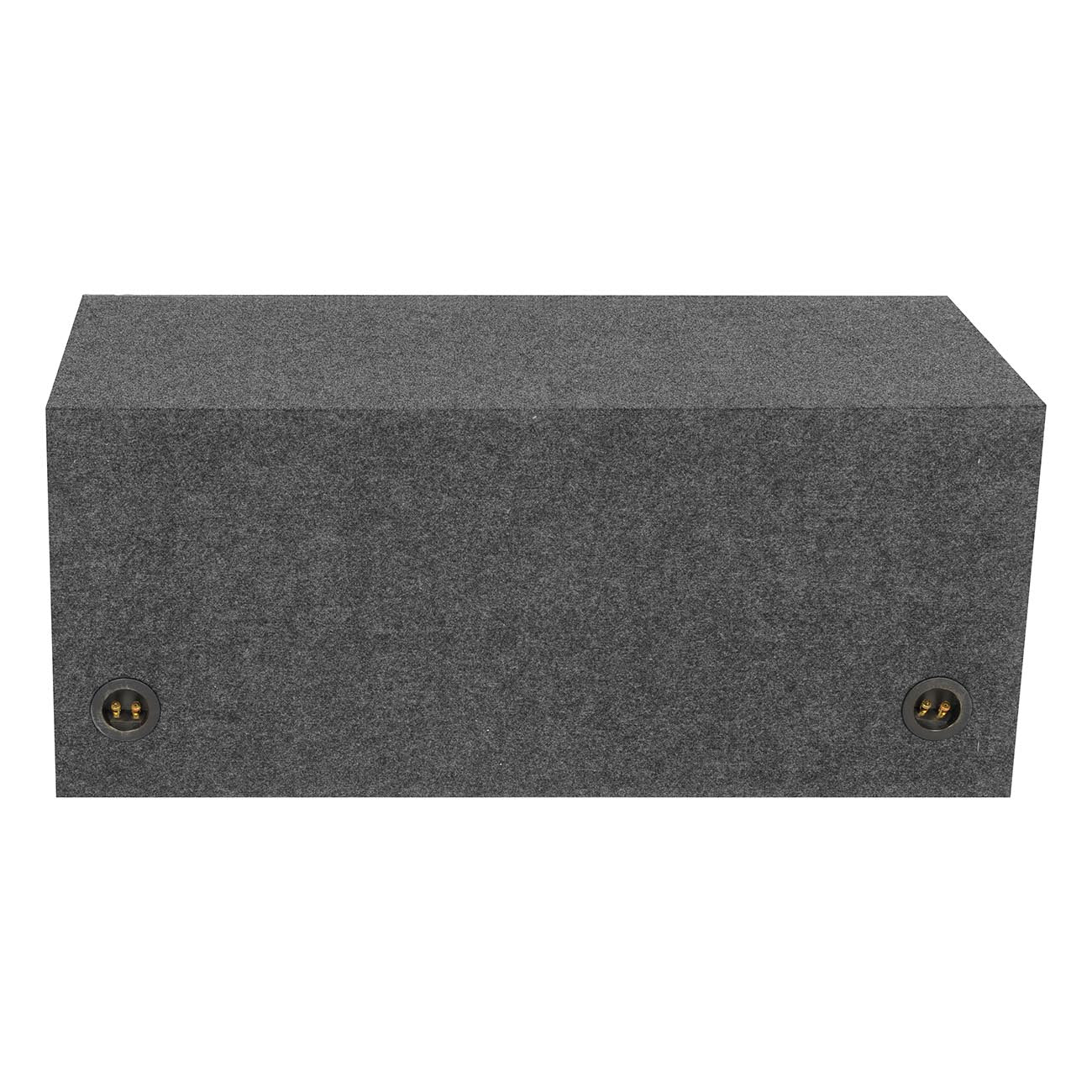Qpower QHD215VSQ Dual 15-Inch Square Vented MDF Woofer Box
