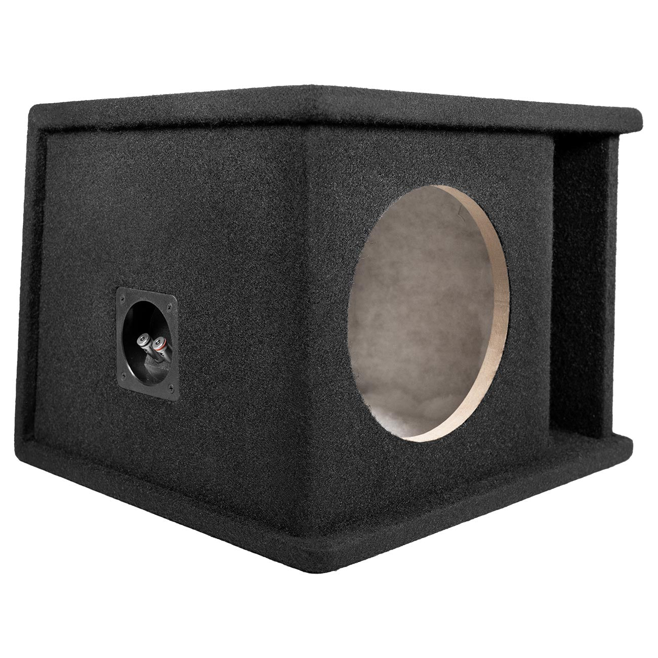 Qpower QHP108V Single 8-Inch Curved Vent Port Woofer Enclosure