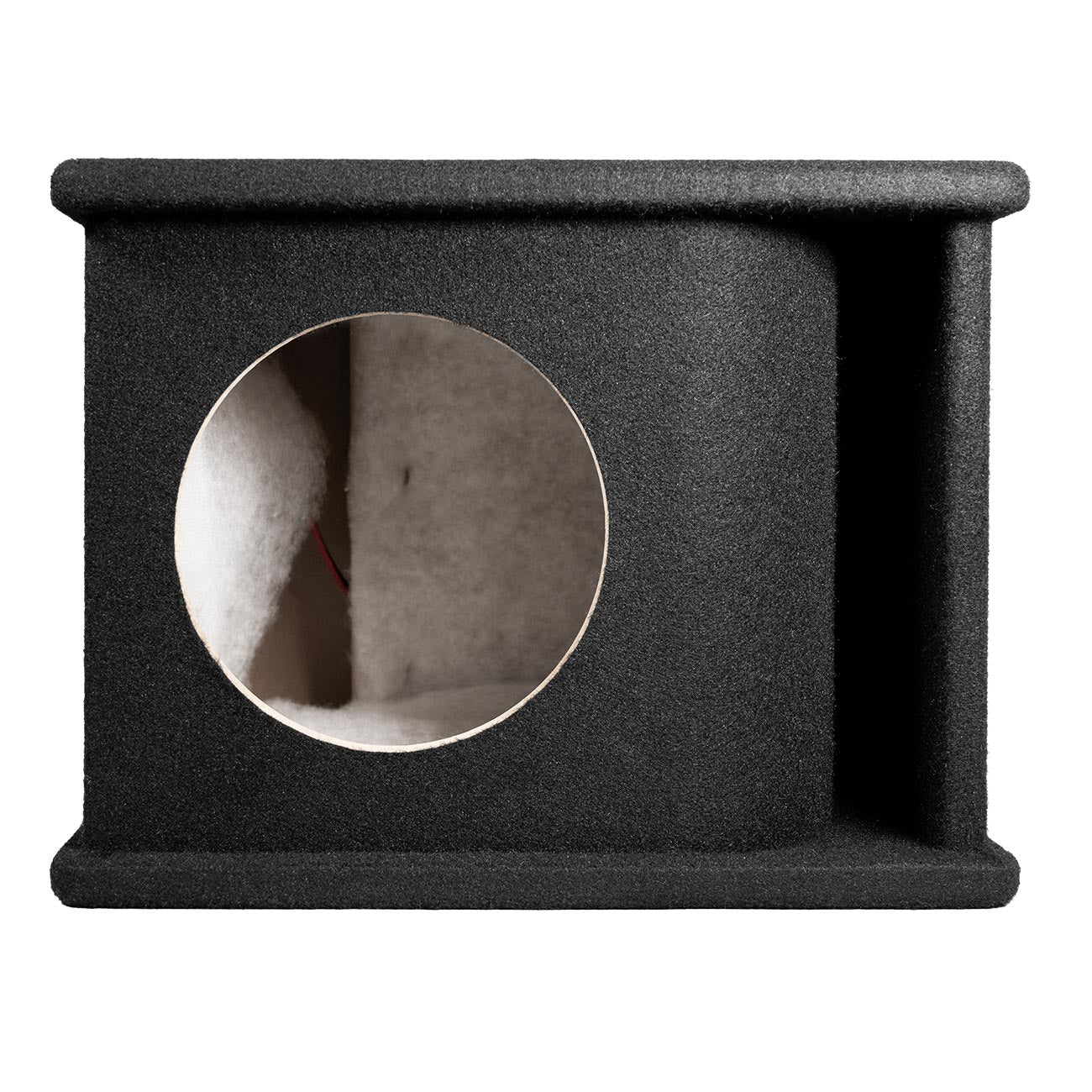 Qpower QHP108V Single 8-Inch Curved Vent Port Woofer Enclosure